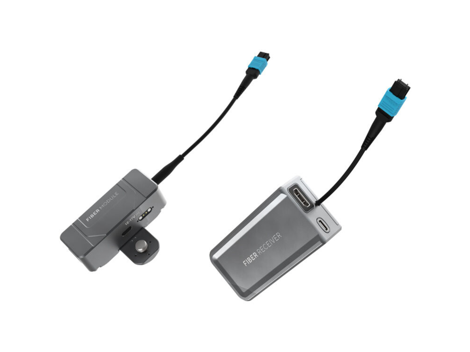 Kondor Blue Fletch Fiber Transmitter & Receiver Modules Kit for HDMI (Space Gray)