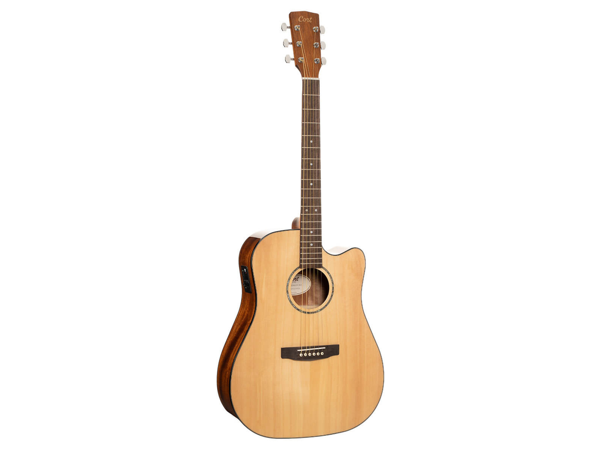 Cort Earth60CE Acoustic Guitar with Bag (Open Pore)