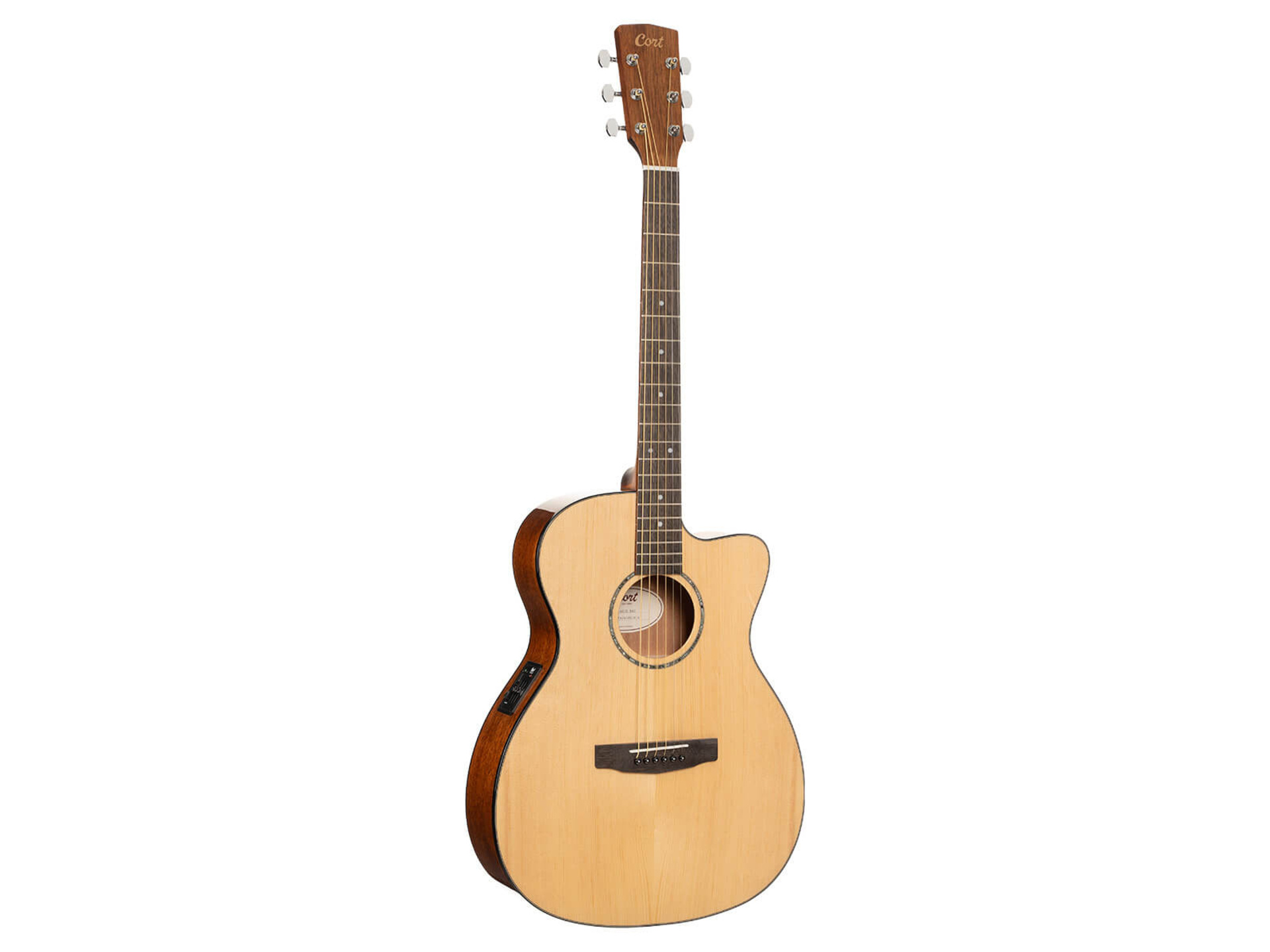 Cort L60CE Acoustic Guitar with Bag (Natural Gloss)