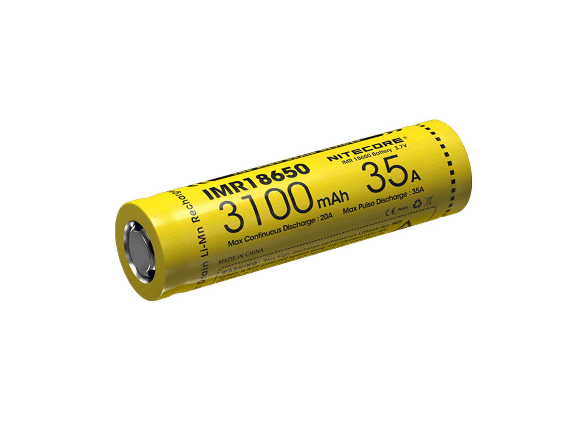 Nitecore IMR18650 High-Drain Battery (3100mAh)