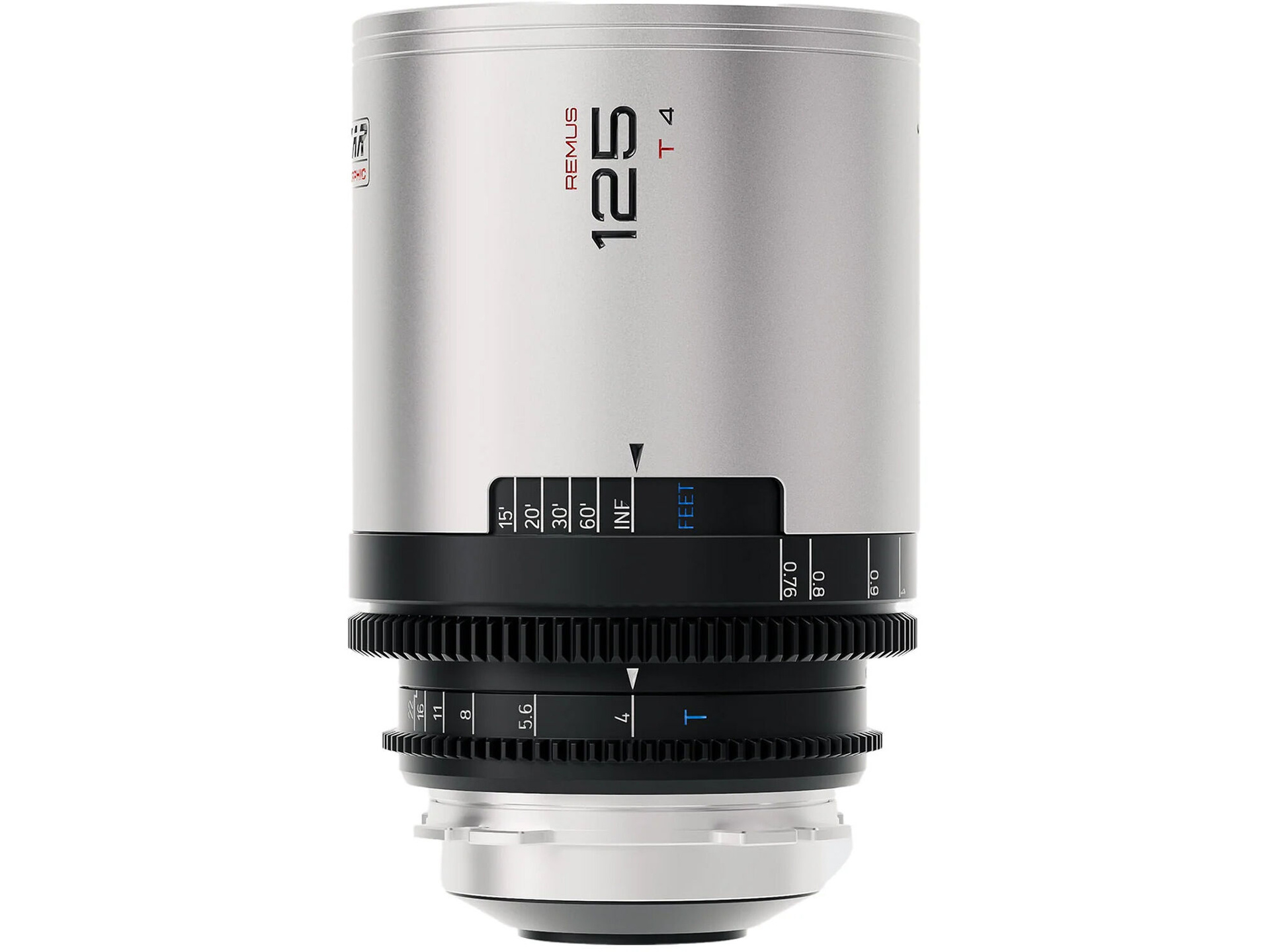 Blazar Remus 125mm T4 Full-Frame 1.5x Anamorphic Lens (ARRI PL, Silver Flare)