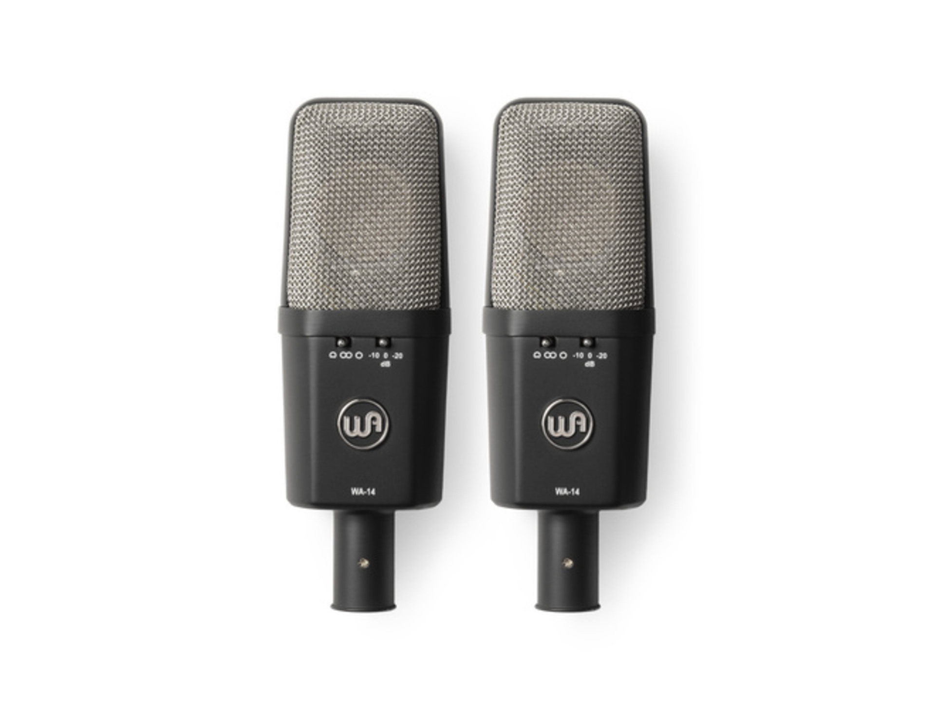 Warm Audio WA-14 Large Diaphragm Brass Capsule Condenser Microphone (Stereo Pair)