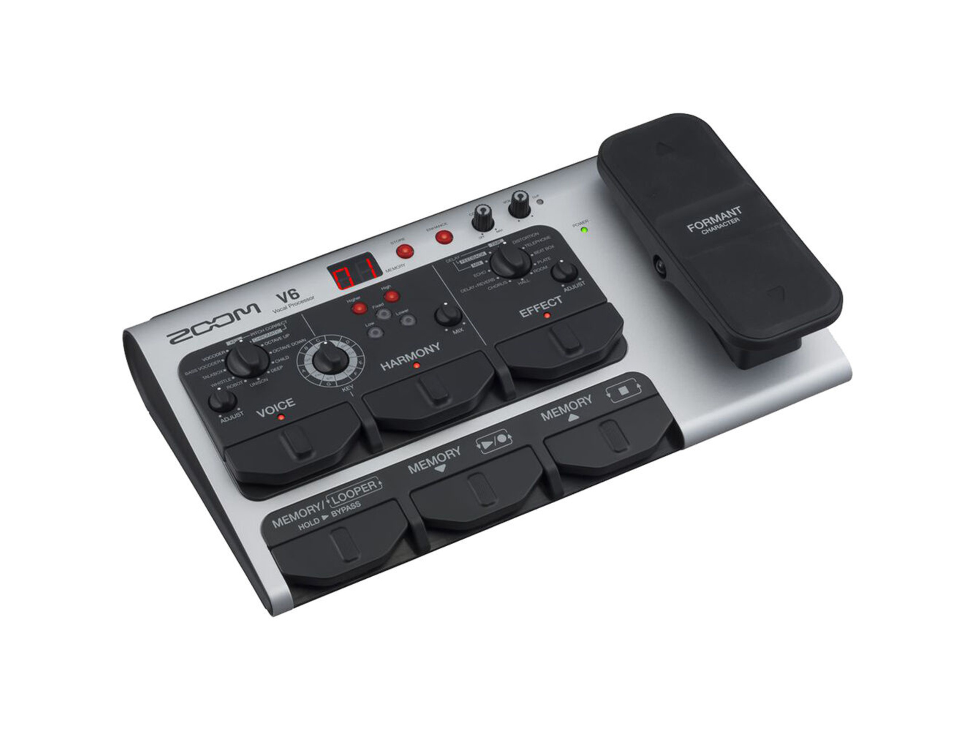 Zoom V6-SP Multi-Effects Vocal Processor Pedal