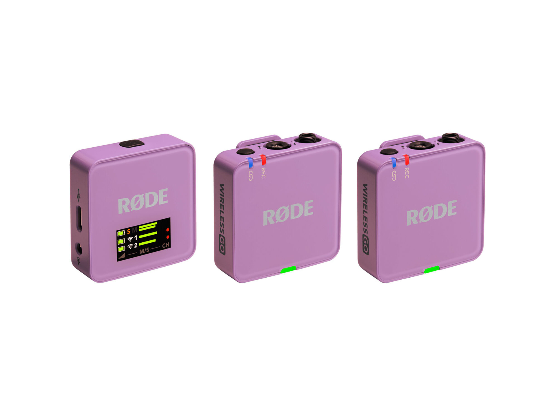 RODE Wireless GO Compact Wireless Microphone System (Gen 3, Lilac)