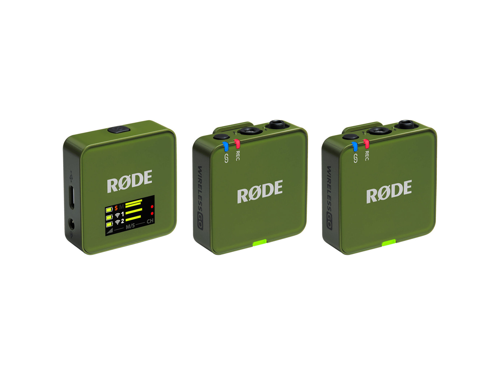 RODE Wireless GO Compact Wireless Microphone System (Gen 3, Moss)