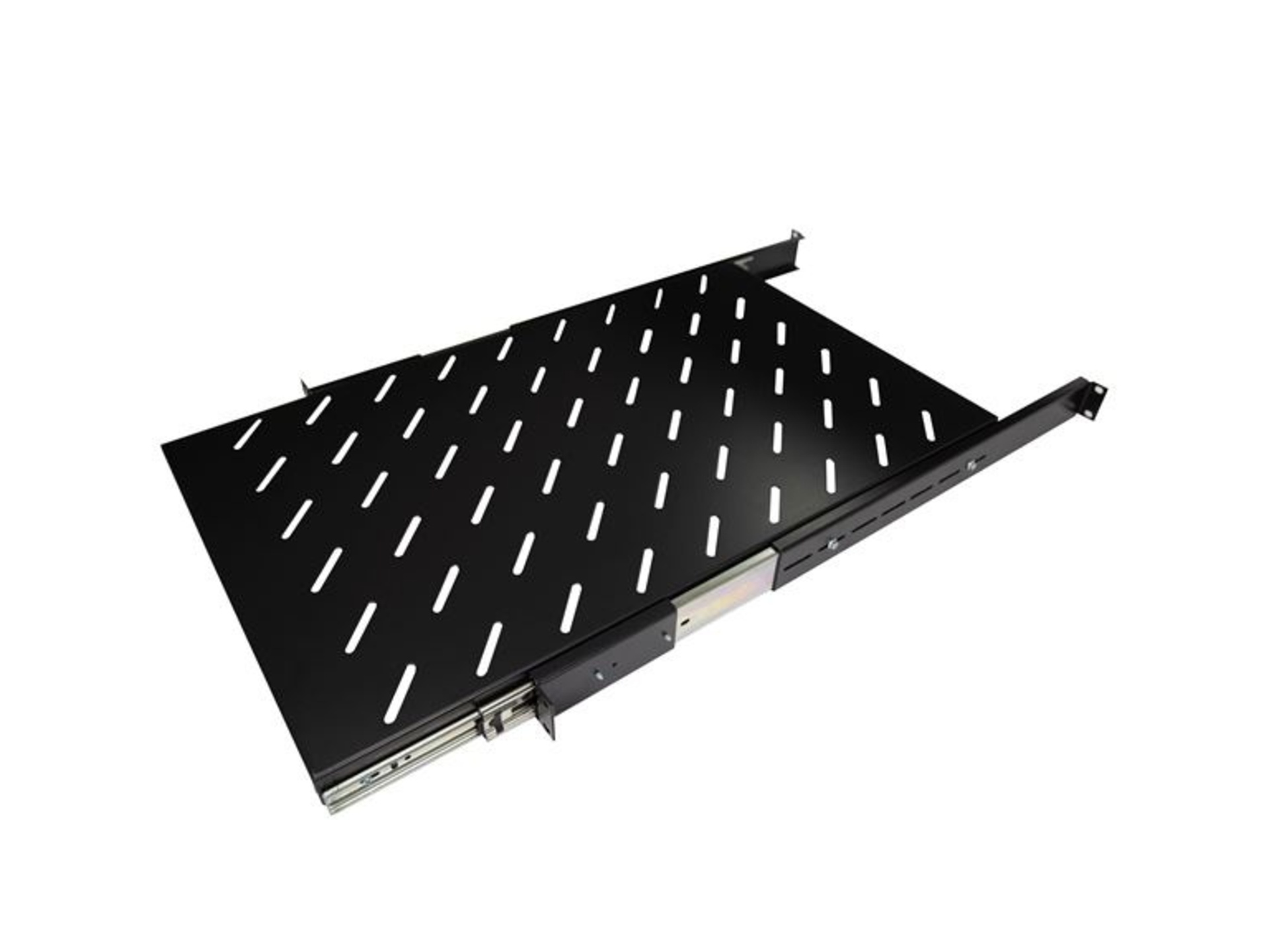 DYNAMIX RASS-600 Sliding Shelf for 1000mm Deep Cabinets (710mm Deep, Black)