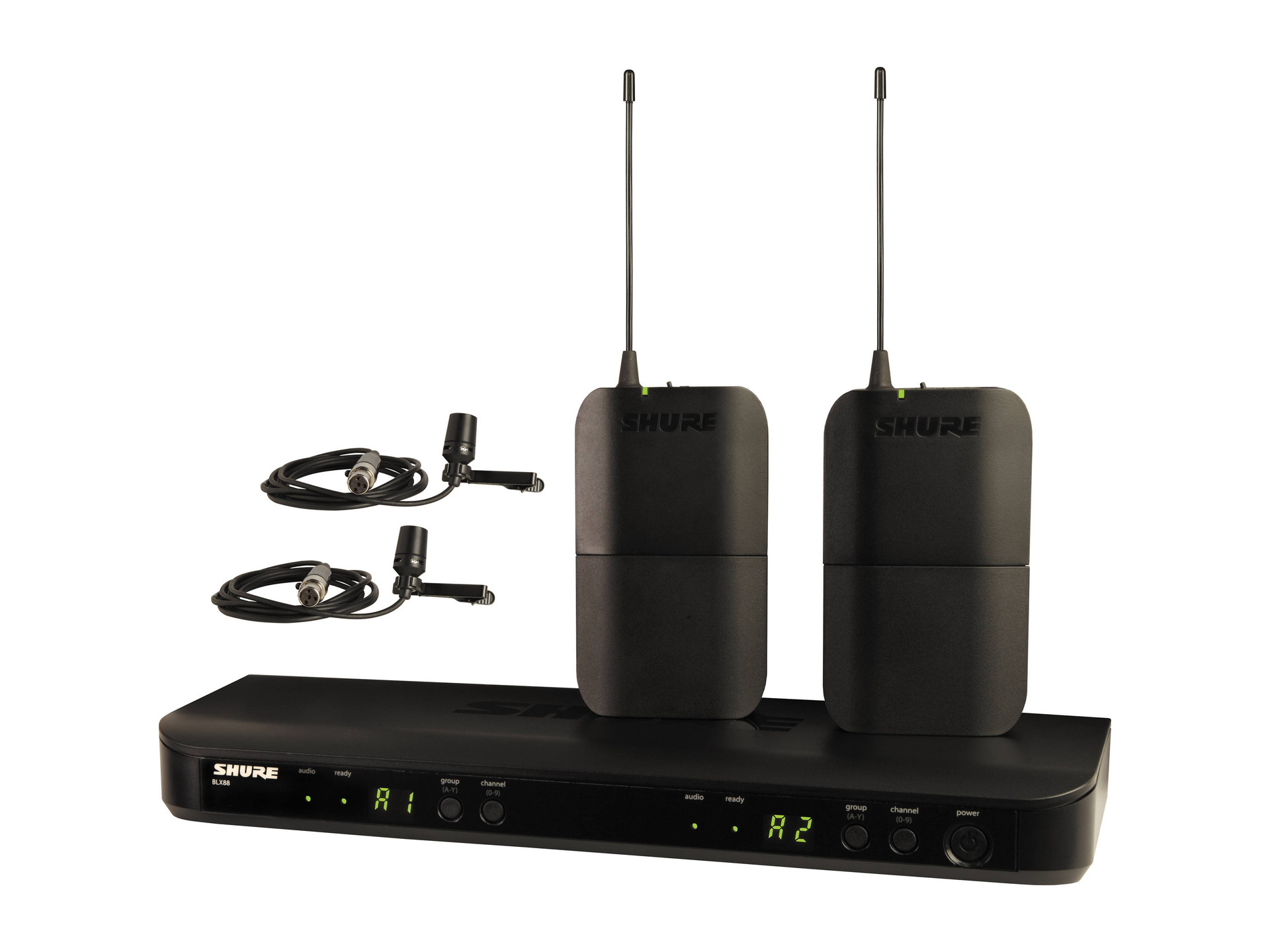Shure BLX188-CVL Dual-Channel Lavalier Wireless System (M17: 662 - 686 MHz)