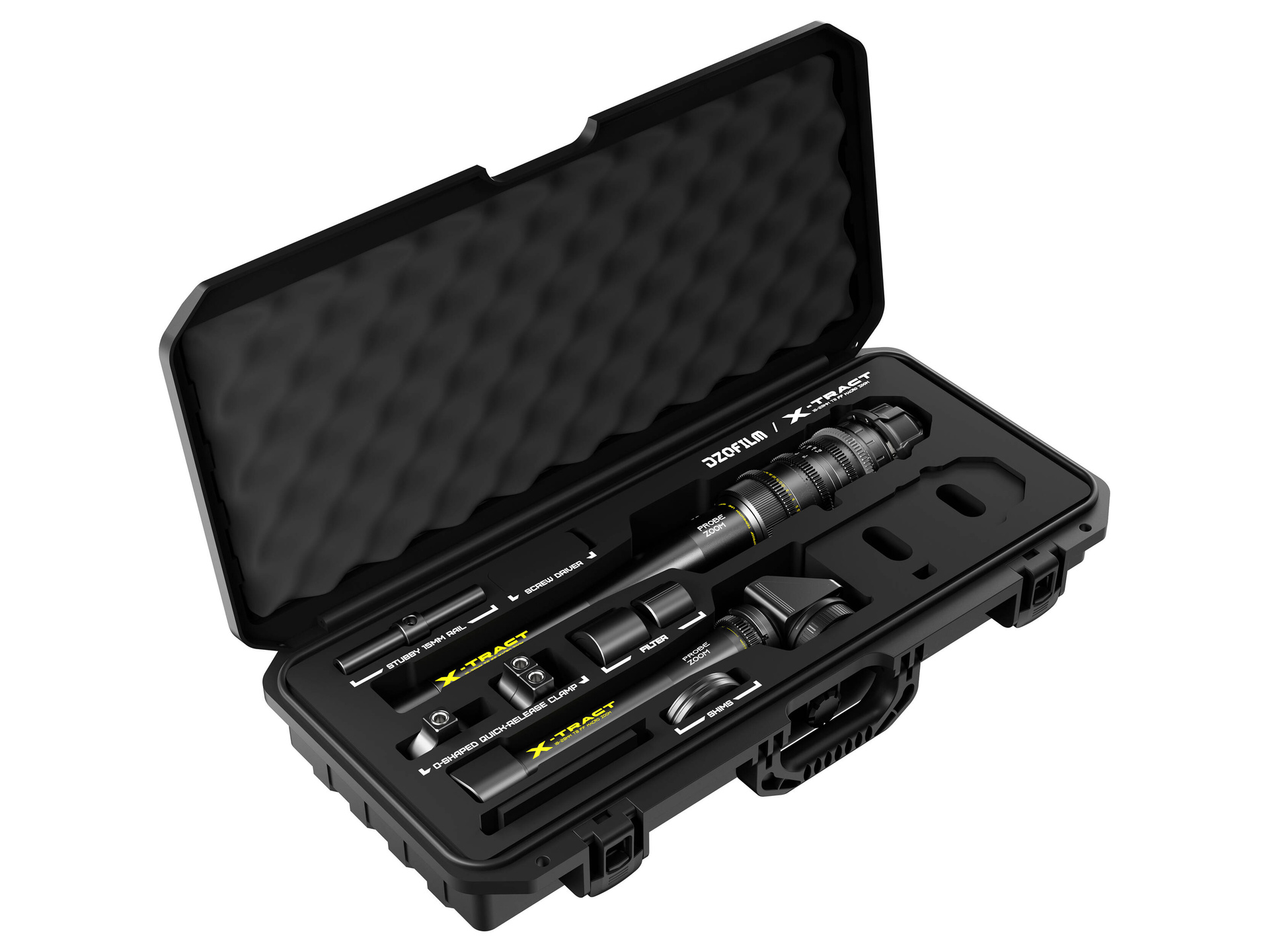 DZOFilm X-Tract 18-28mm T8 FF Detachable Probe Zoom with Case (90 & 360, ARRI PL, Metric)