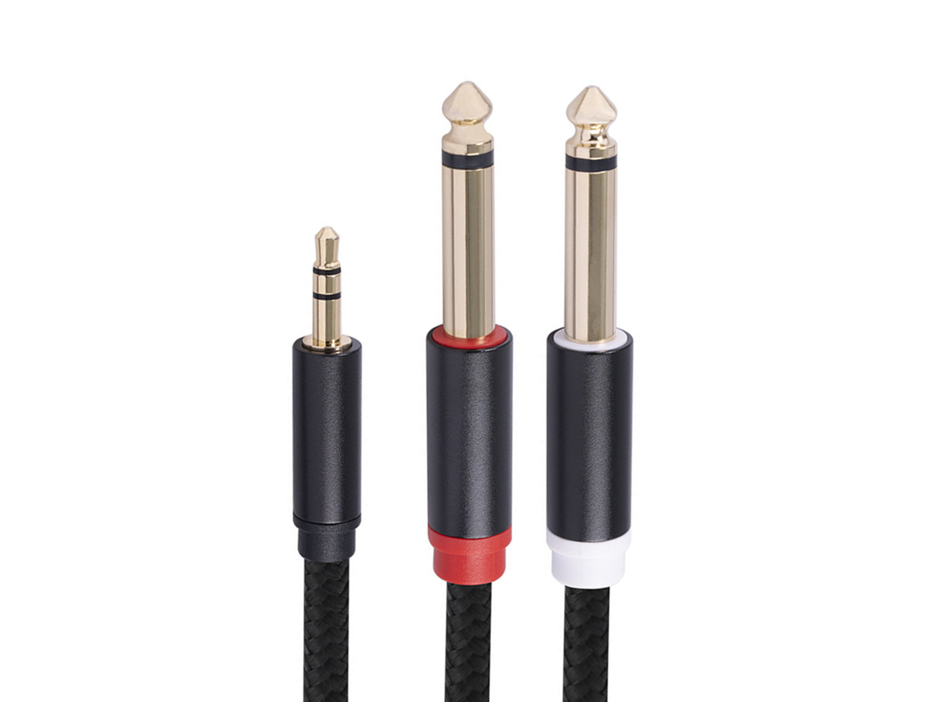 Titan Stereo Mini Male to 2 Mono 1/4" Male Y-Cable (5m)