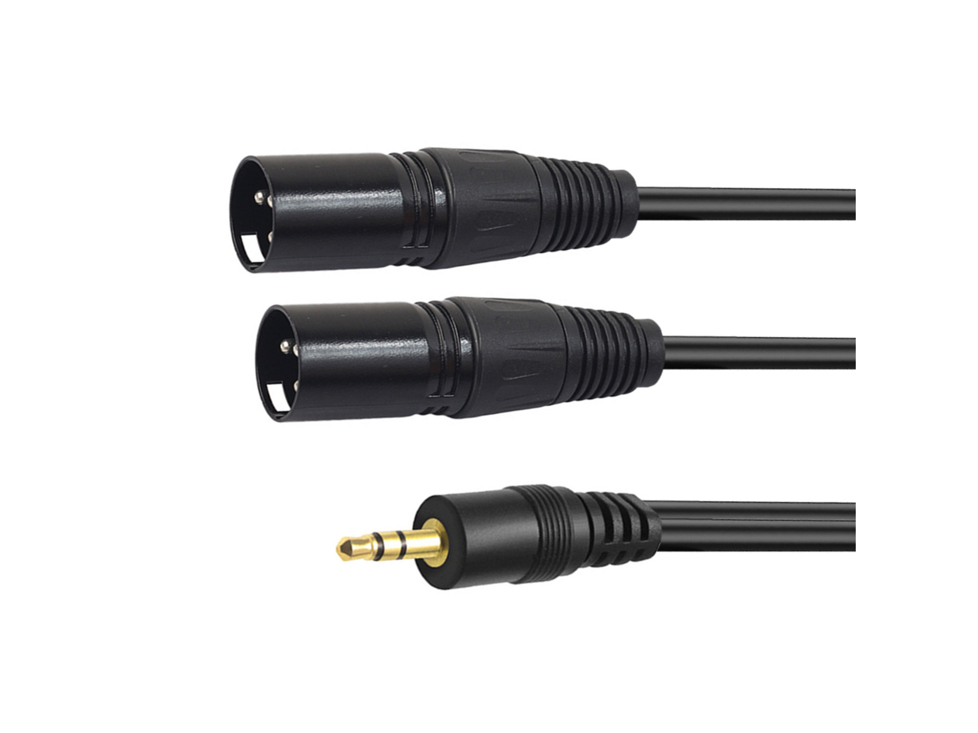 Titan Stereo Mini Male to 2 XLR Male Y-Cable (3m)