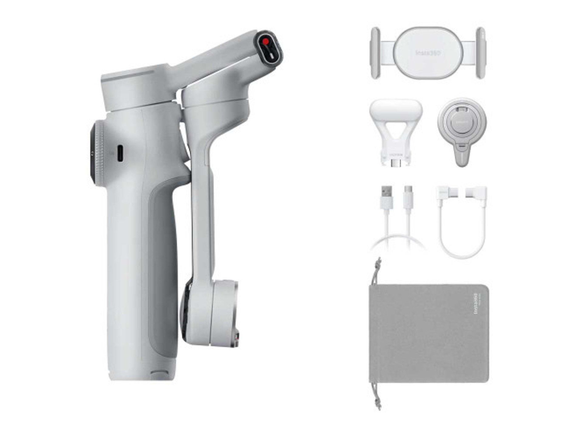 Insta360 Flow 2 Pro Smartphone Gimbal Stabilizer Creator Kit (Gray)