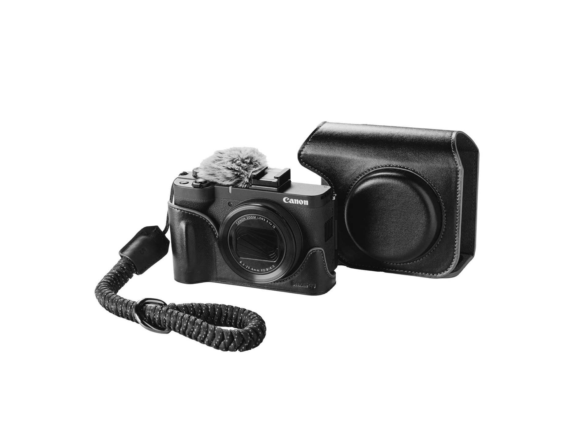 SmallRig 5386 Leather Case Kit for Canon PowerShot V1 (Black)