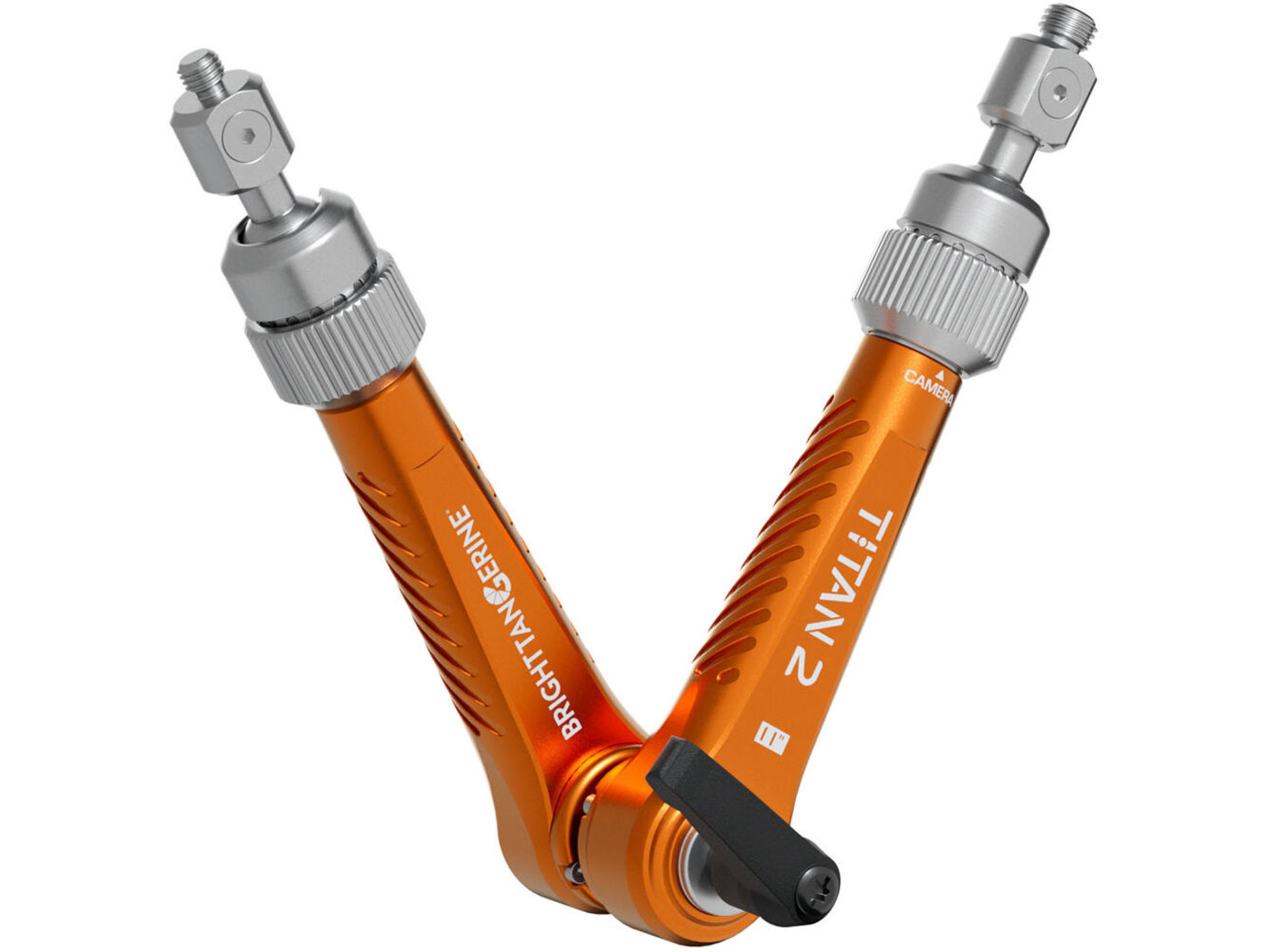 Bright Tangerine Titan Arm 2 (3/8"-16 to 1/4"-20, Tangerine)