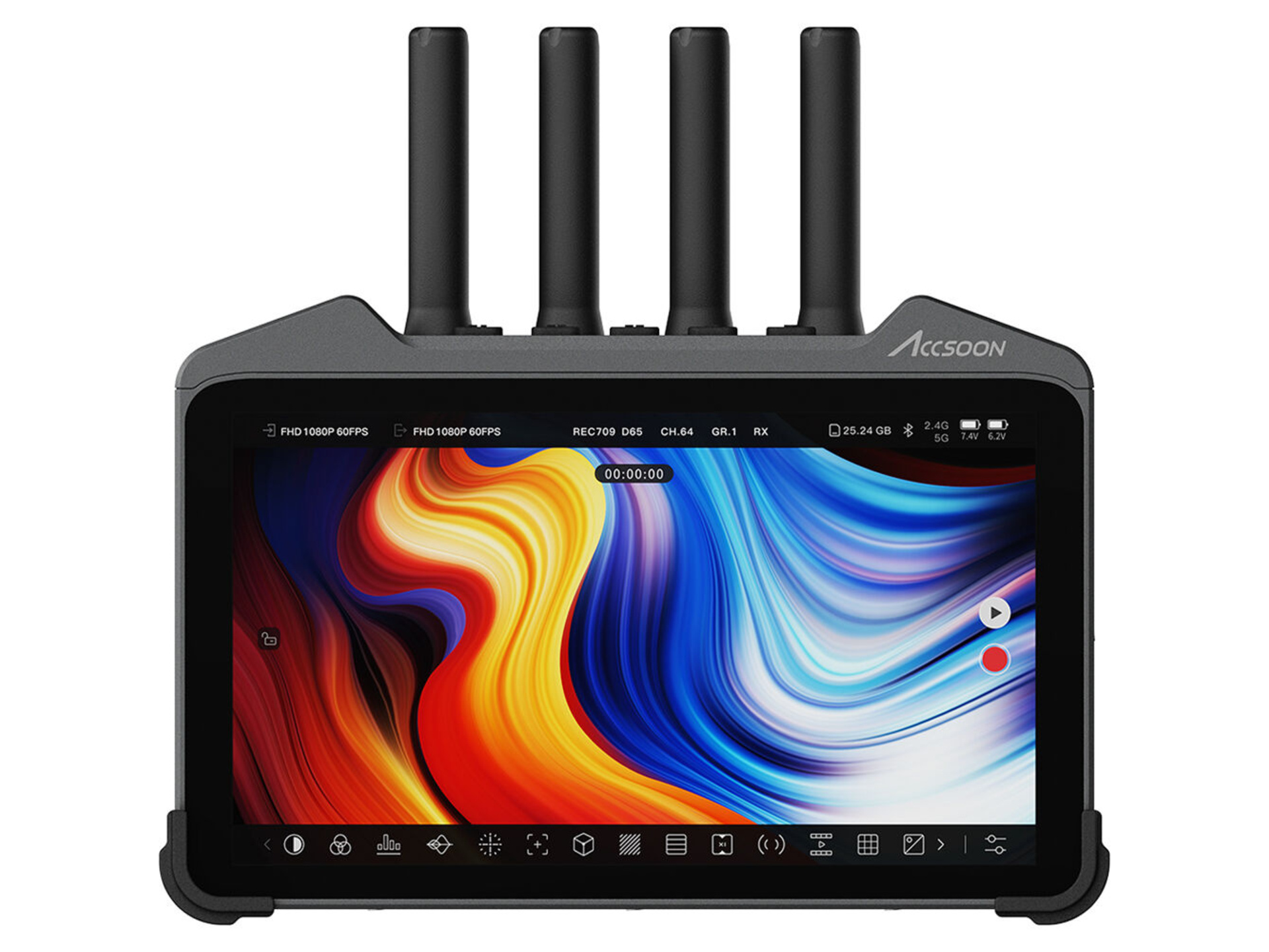 Accsoon CineView M7 Pro 7" 4K60 Recording Monitor with Wireless Transmitter/Receiver