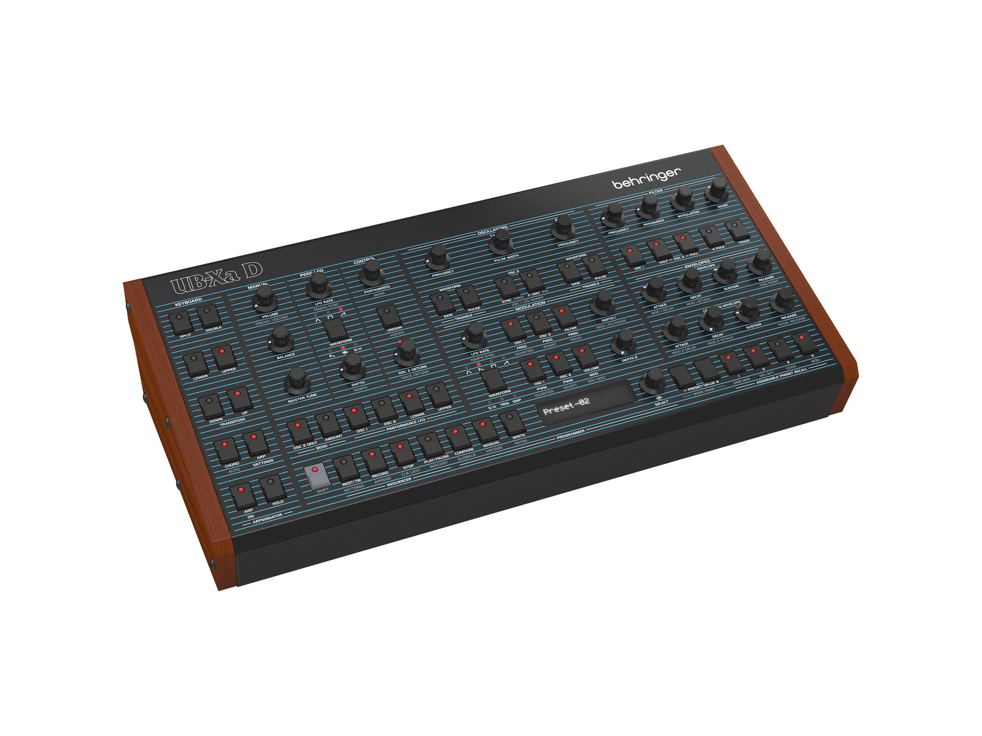 Behringer UB-Xa D Classic Analog 16-Voice Multitimbral Polyphonic Desktop Synthesizer Module