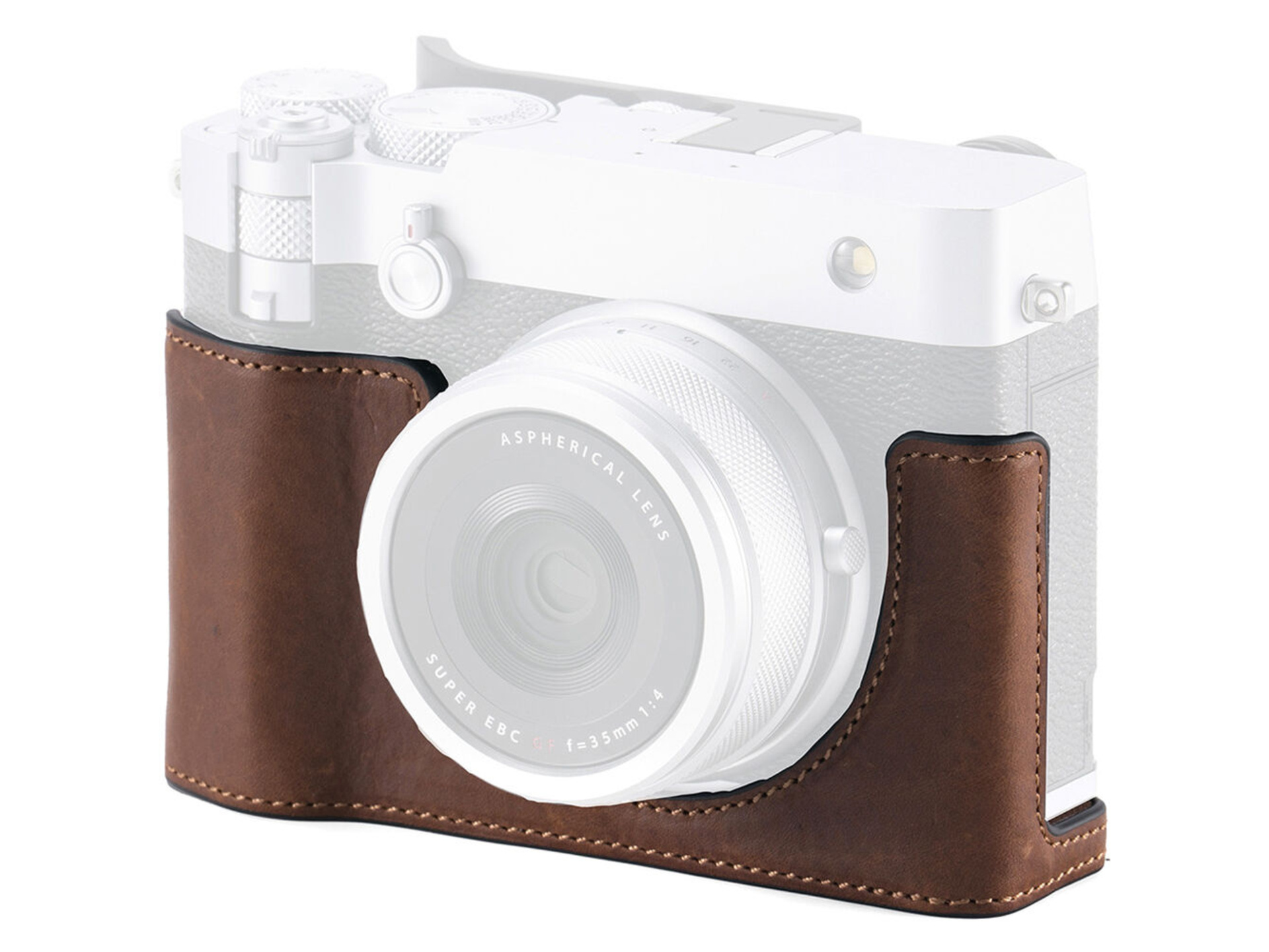 Tilta Leather Camera Half Case for FUJIFILM GFX100RF (Brown)