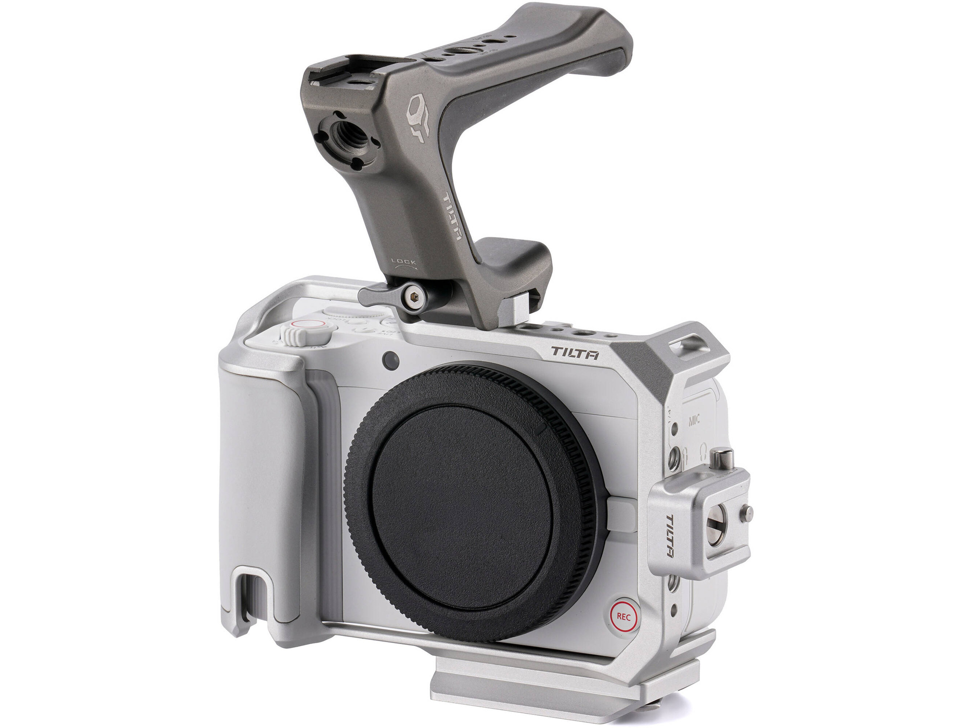 Tilta Camera Cage for Canon R50 V (Base Kit, Silver)