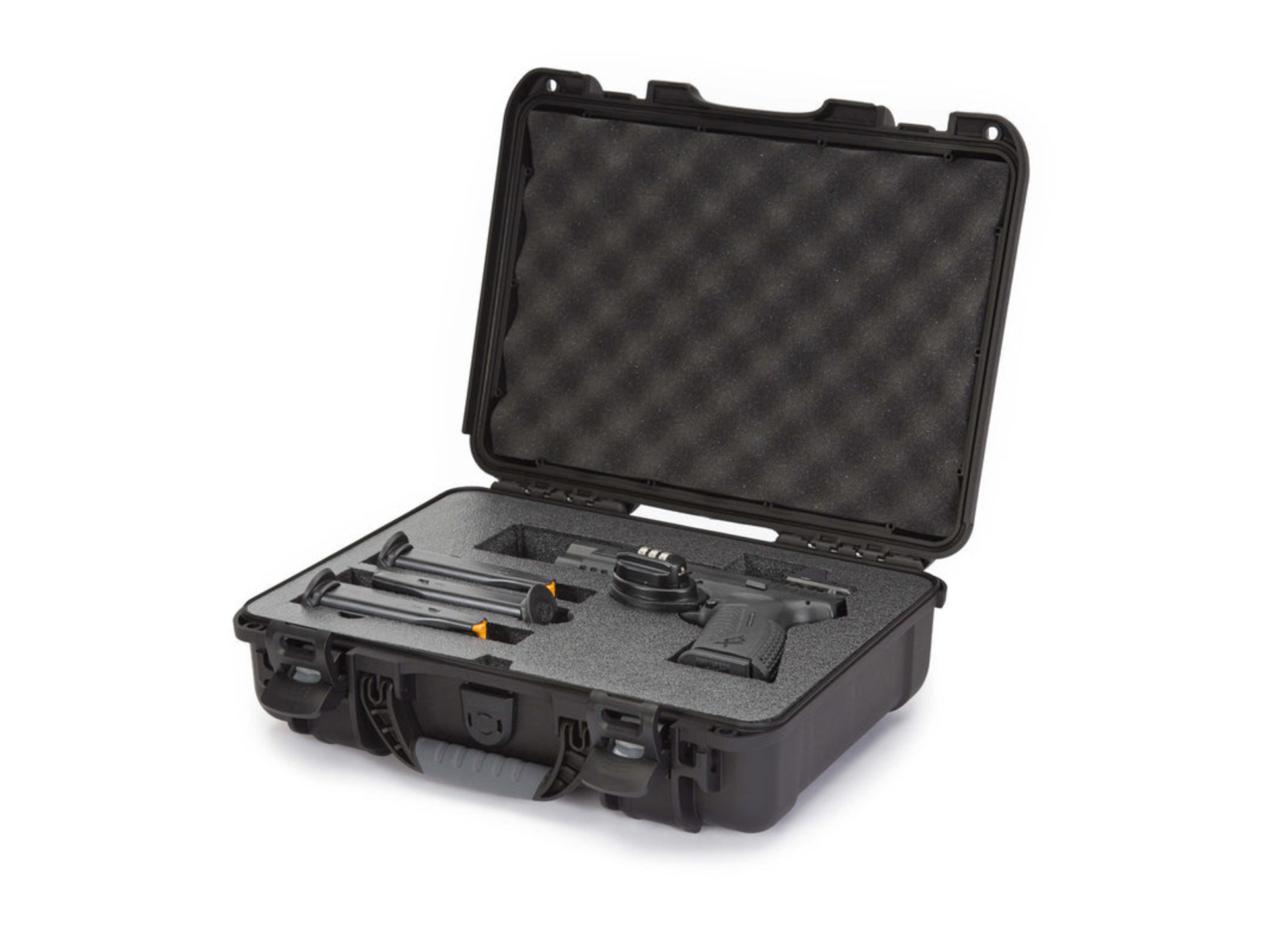 Nanuk 910 Pistol Optic Ready Case (Black, With Foam, 8.2L)