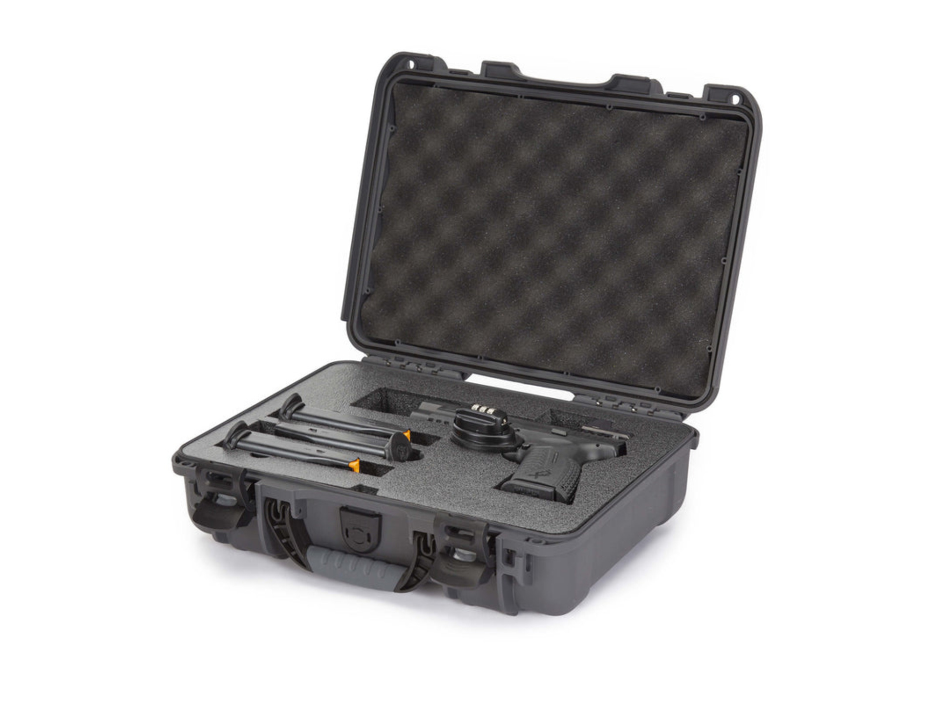 Nanuk 910 Pistol Optic Ready Case (Graphite, With Foam, 8.2L)
