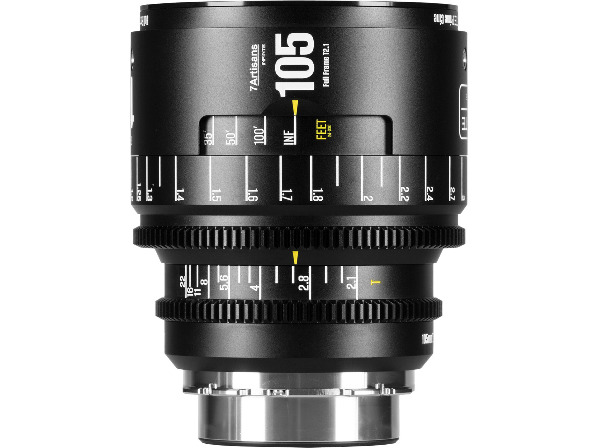 7Artisans INFINTE 105mm T2.1 Cine Lens (ARRI PL, Black)