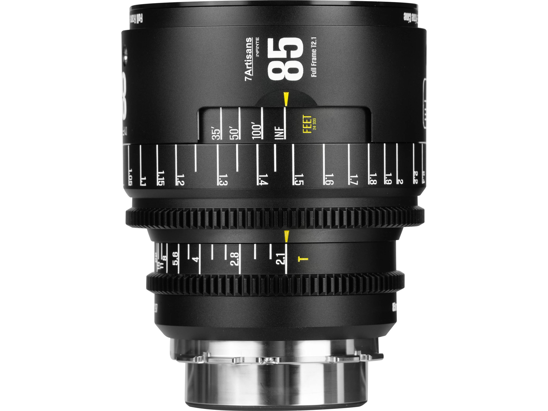 7Artisans INFINTE 85mm T2.1 Cine Lens (ARRI PL, Black)