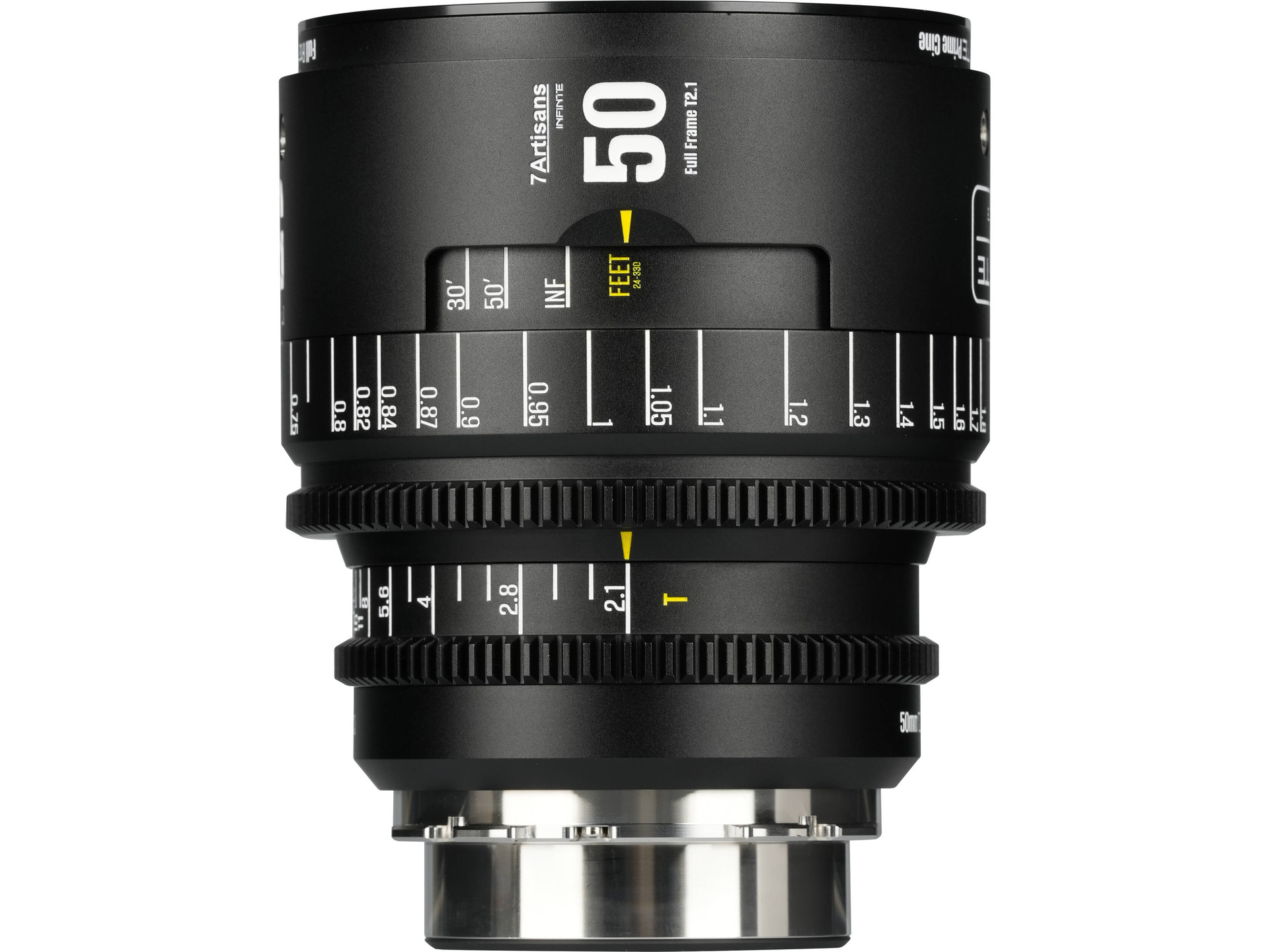 7Artisans INFINTE 50mm T2.1 Cine Lens (ARRI PL, Black)
