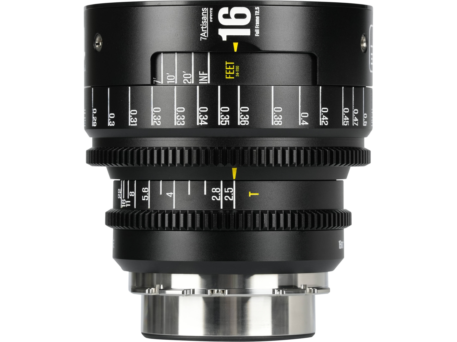 7Artisans INFINTE 16mm T2.5 Cine Lens (Canon EF, Black)