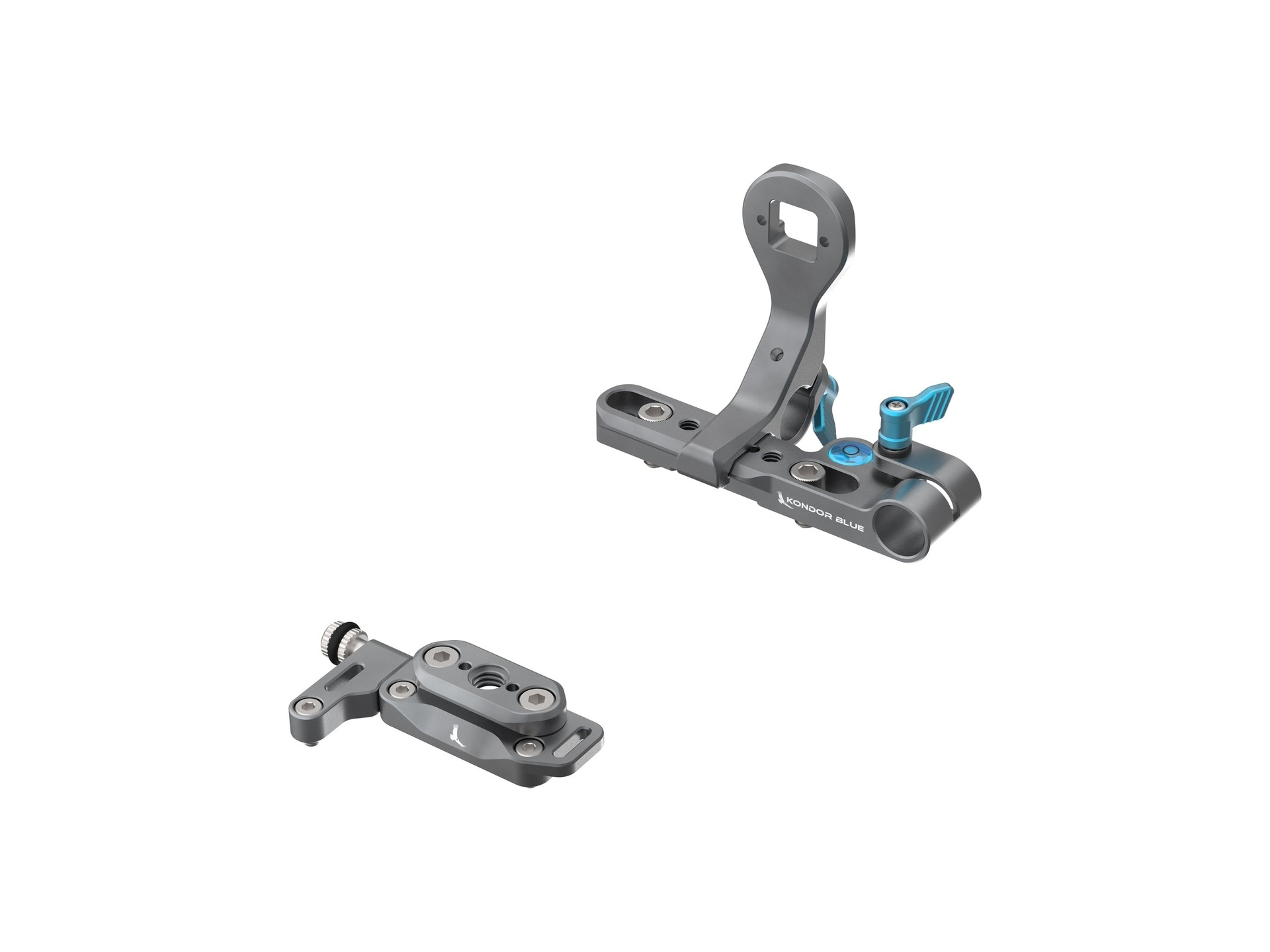 Kondor Blue Hollywood Handle Adapter Kit for RED KOMODO-X/V-RAPTOR (Space Gray)