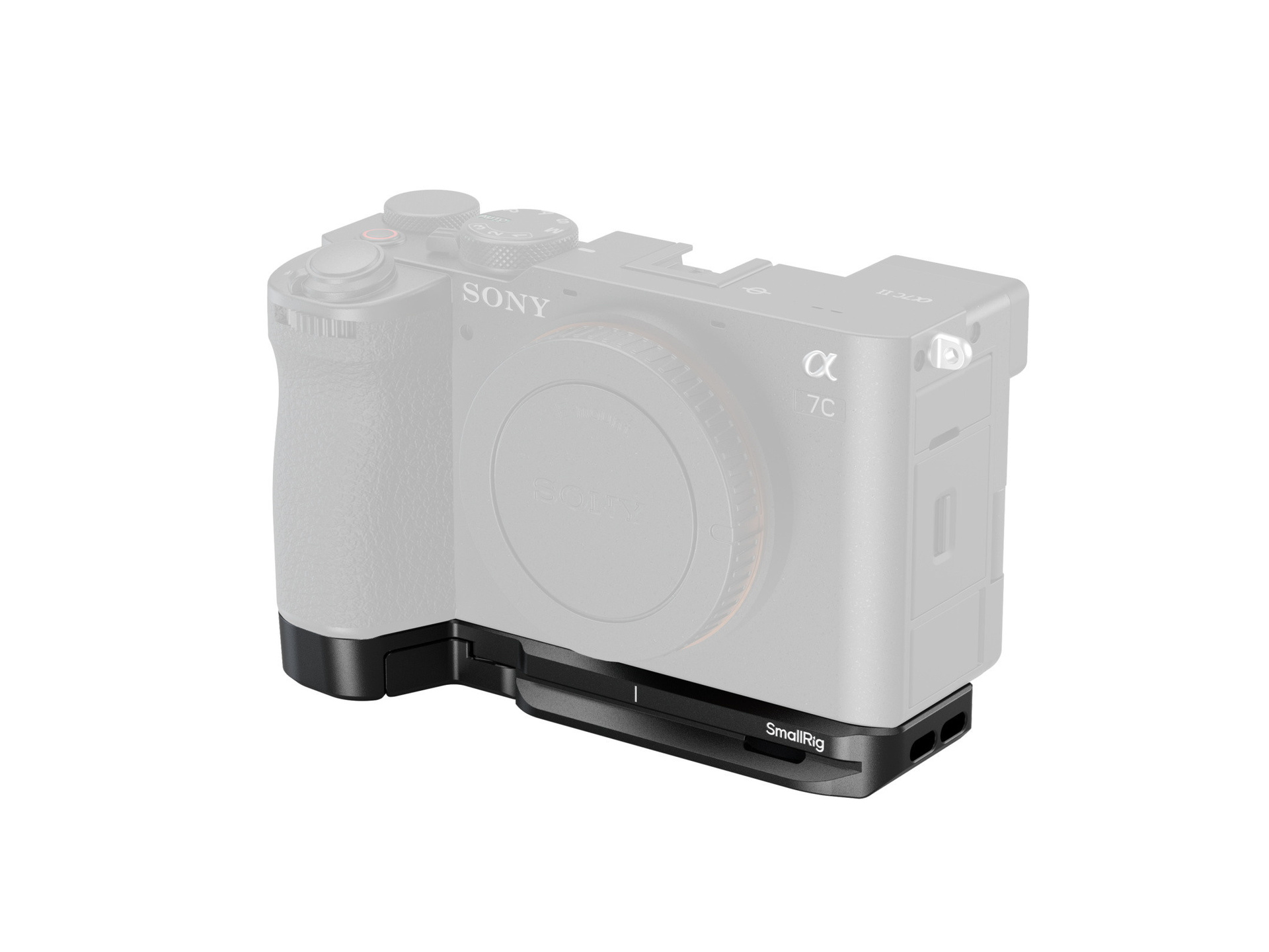 SmallRig 5481 Baseplate with Airtag Slot for Sony Alpha 7C II / Alpha 7CR (Black)