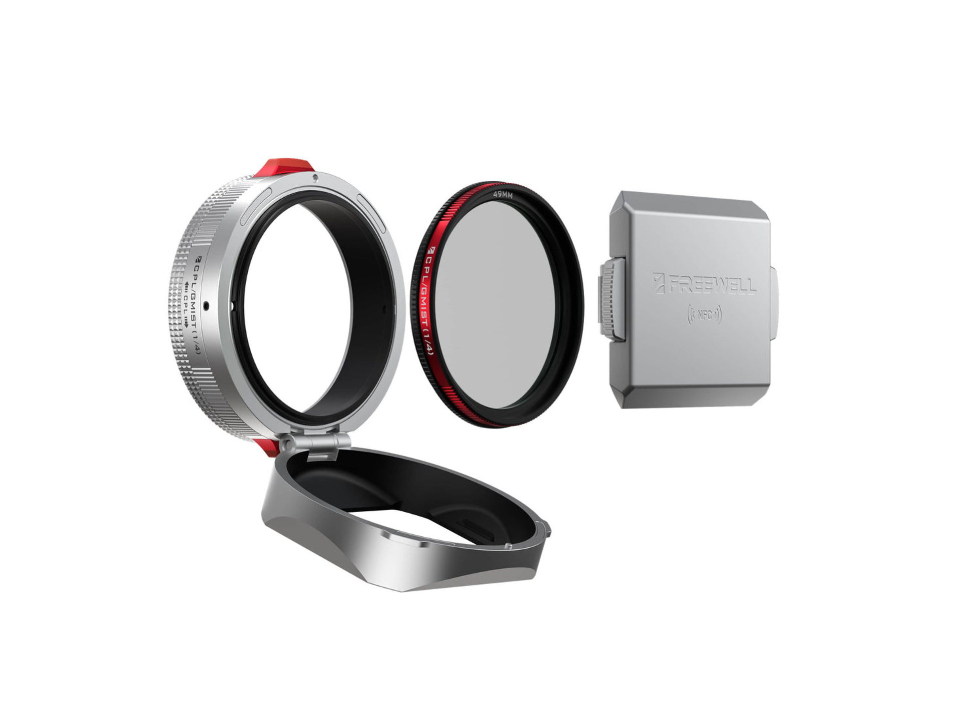 Freewell Real Lens Hood for Fuji GFX 100RF (Silver)