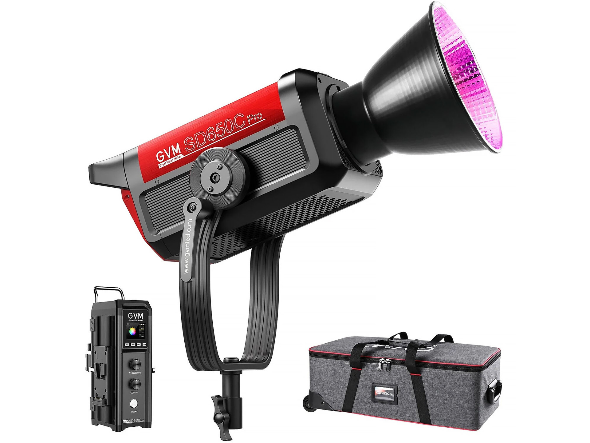 GVM Pro SD650C RGB Bi-Color LED Monolight