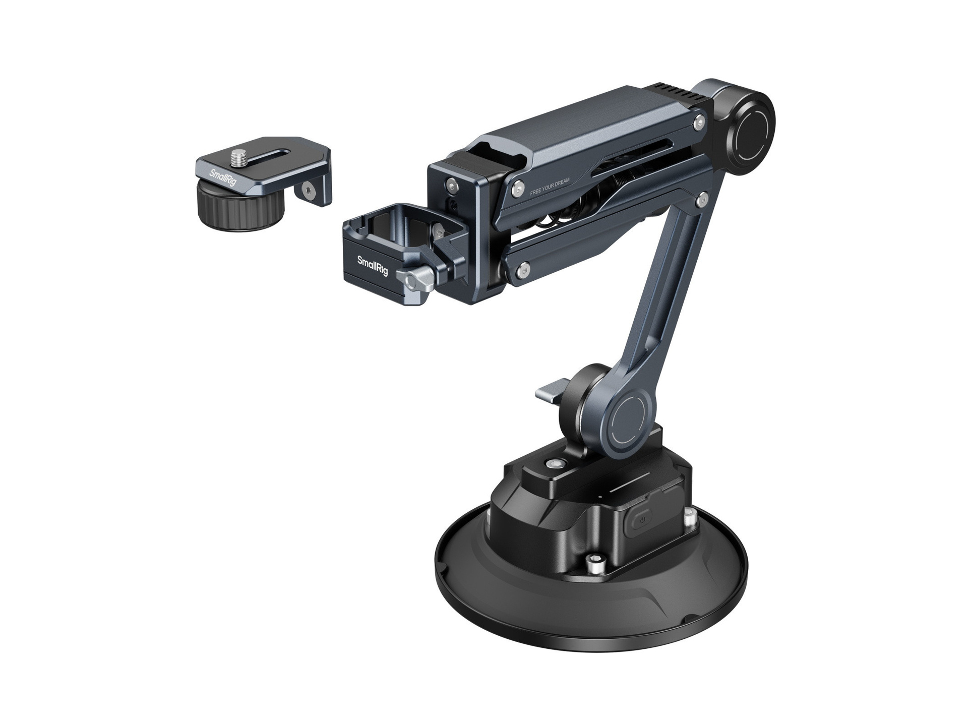 SmallRig 5507 Shock Absorber with Electronic Suction Cup for DJI Osmo Pocket 4 / Osmo Pocket 3 / GoPro HERO13 Black / Insta360 X4