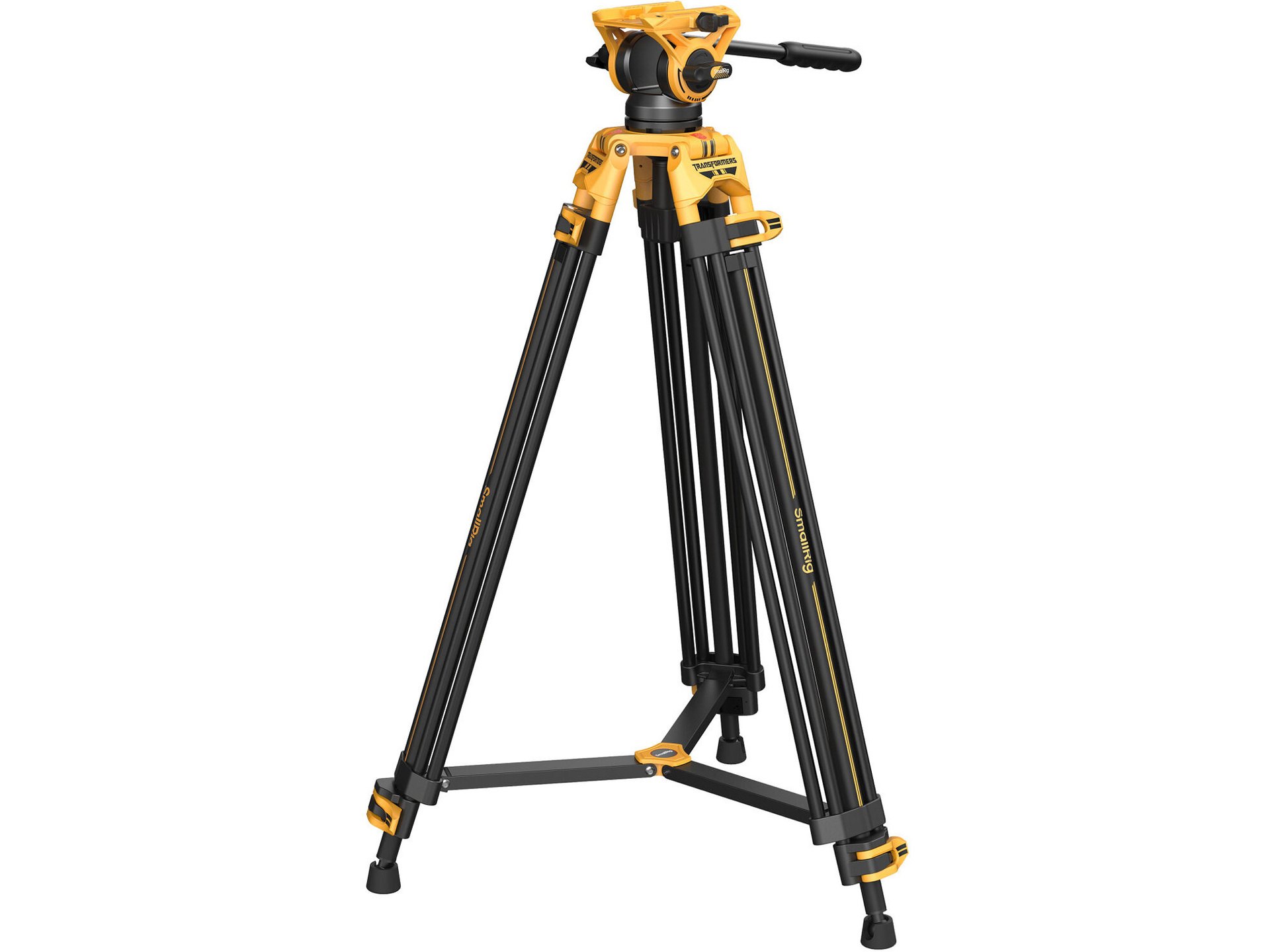 SmallRig 5523 AD-01 Heavy-Duty Tripod with Fluid Head (Bumblebee Edition)