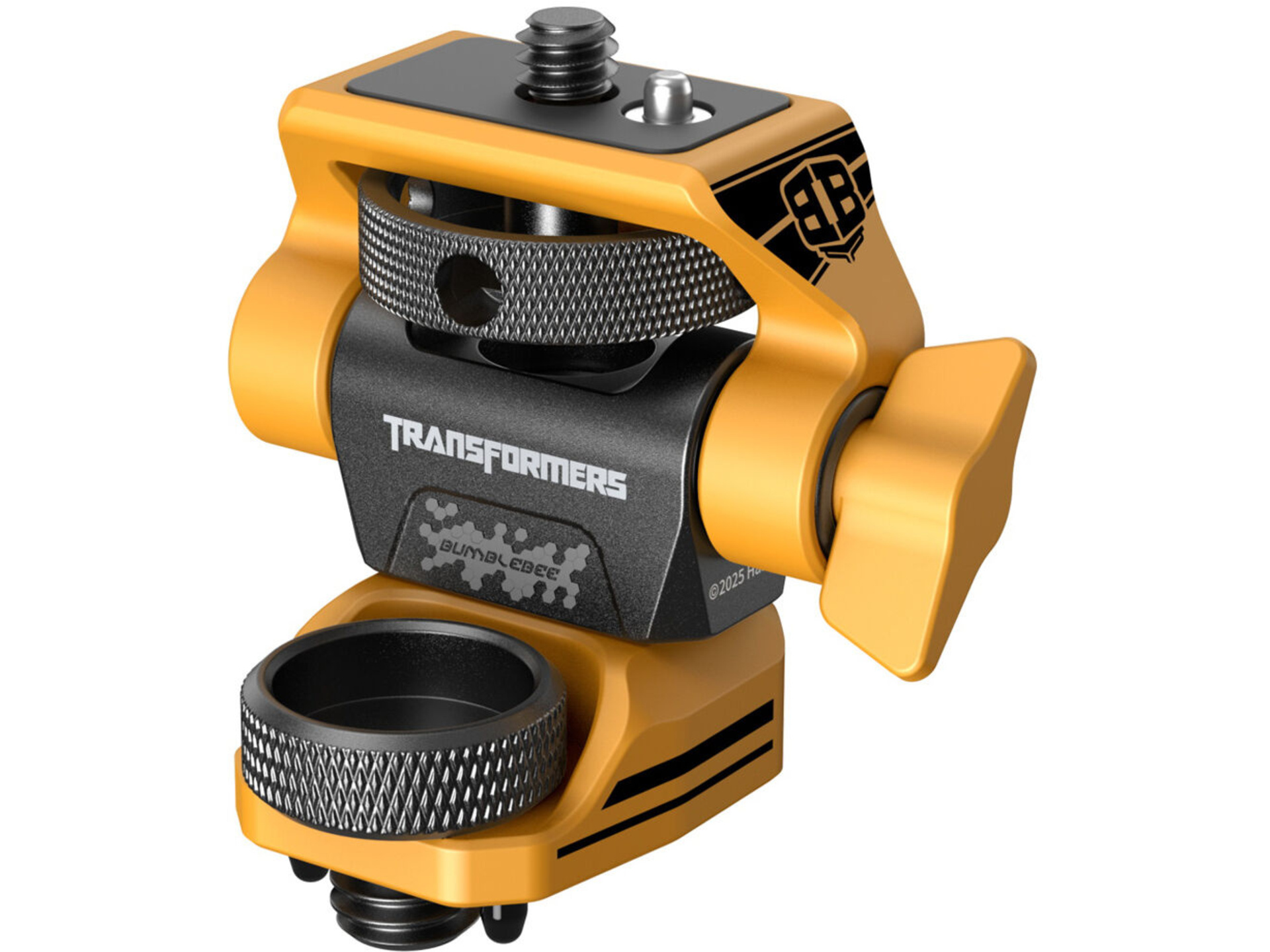 SmallRig 5520 Adjustable Monitor Mount with ARRI Anti-Twist 3/8"-16 Screw (Bumblebee Edition)