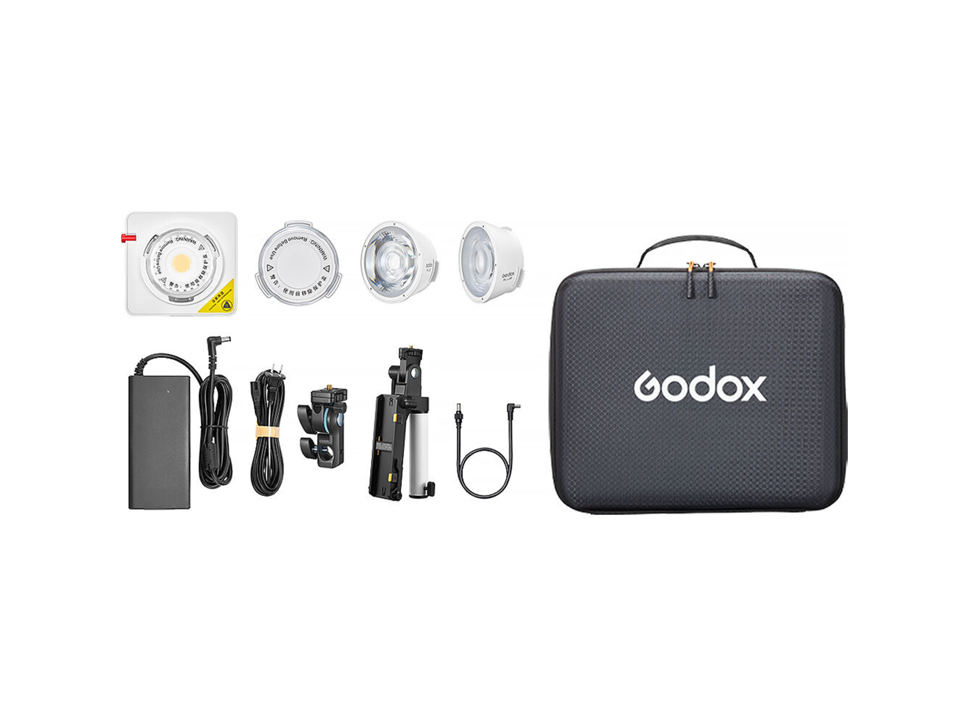 Godox ML100R RGB Portable LED Light Kit (36degree Lens & NP-F Handgrip)