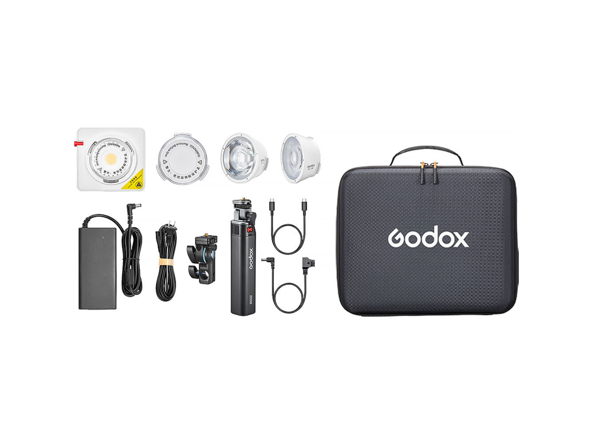 Godox ML100R RGB Portable LED Light Kit (36 Degree Lens & Battery Grip)