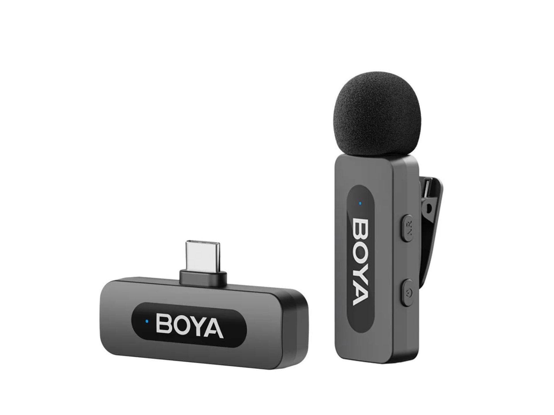 BOYA BY-V10 2.0 Ultracompact Wireless Microphone System with USB-C Connector for Mobile Devices (2.4 GHz)