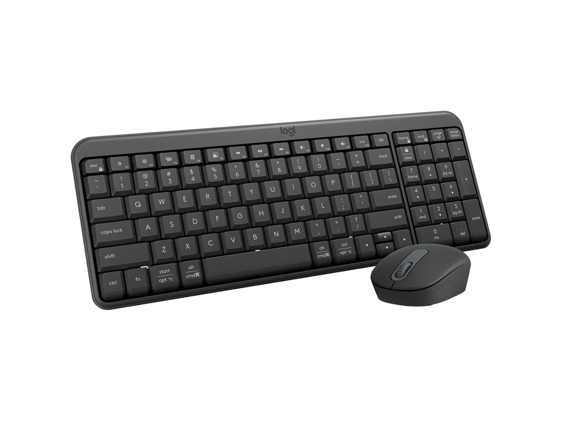 Logitech MK250 Bluetooth Wireless Keyboard and Mouse (Graphite)