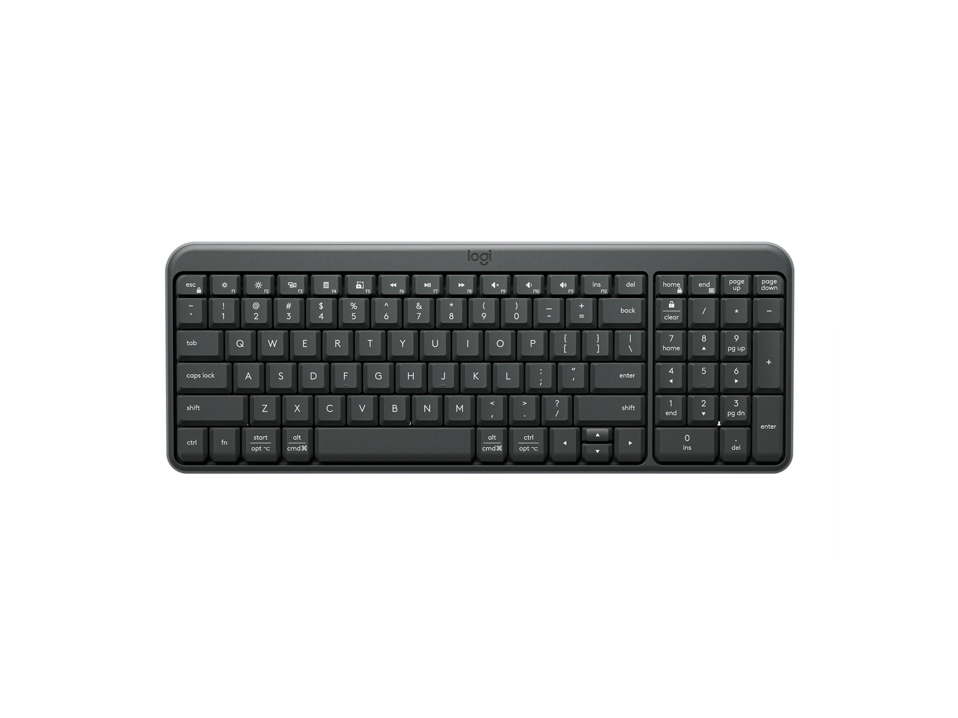 Logitech K250 Wireless Keyboard (Graphite)