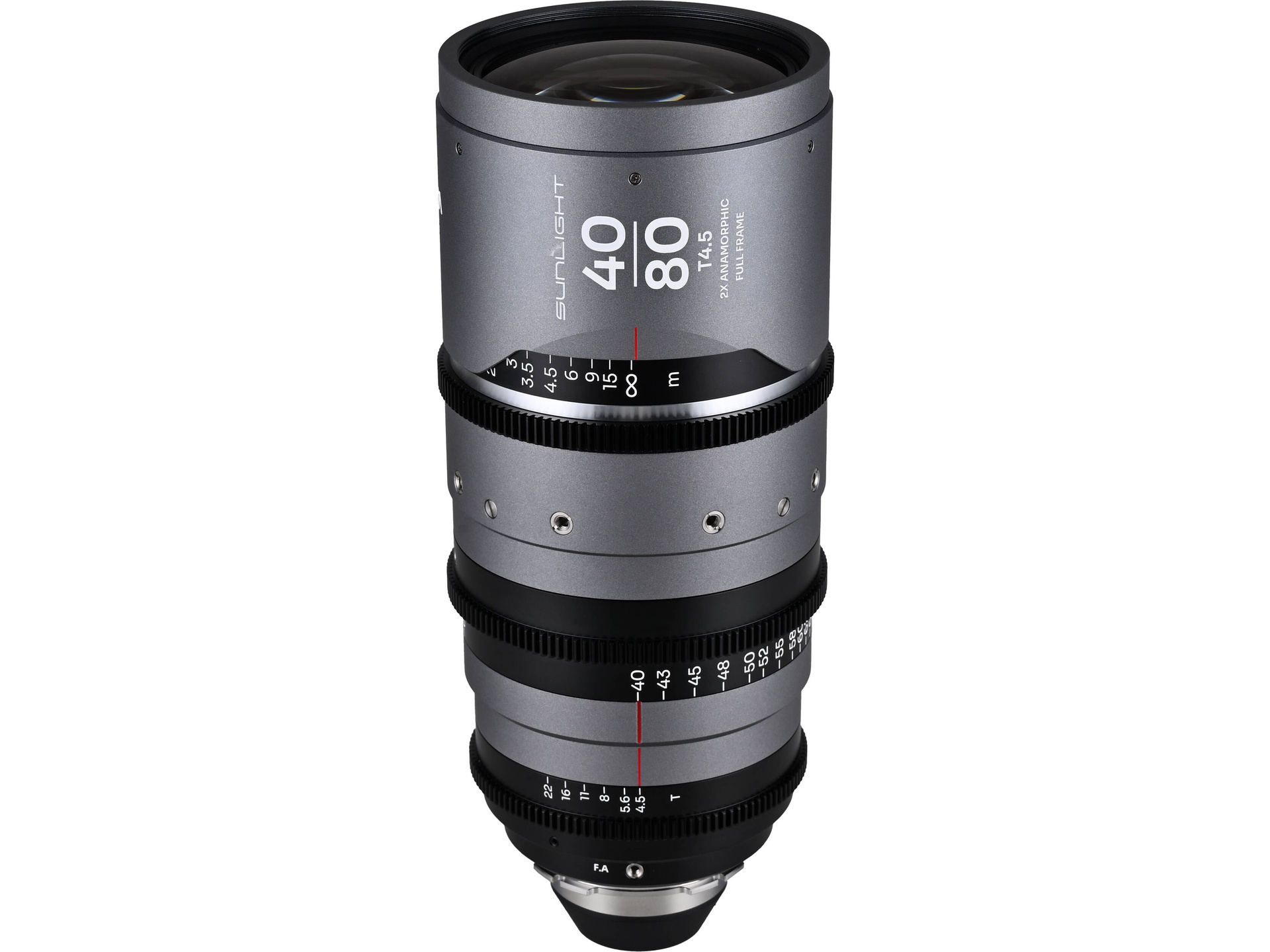 Laowa Sunlight 40-80mm T4.5 2x FF Anamorphic Zoom (ARRI PL, Silver)