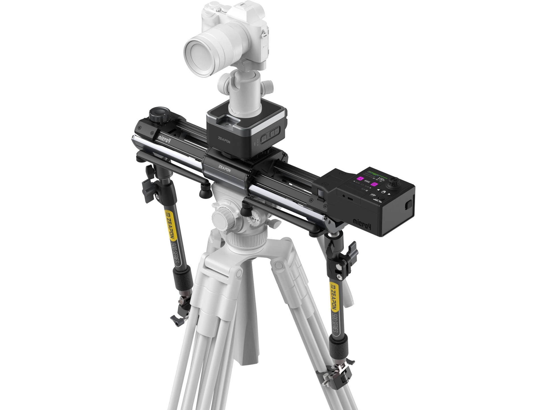 Zeapon Micro4 E500 Double Distance Slider with Motor and PONS Pan Kit (37.8 cm)
