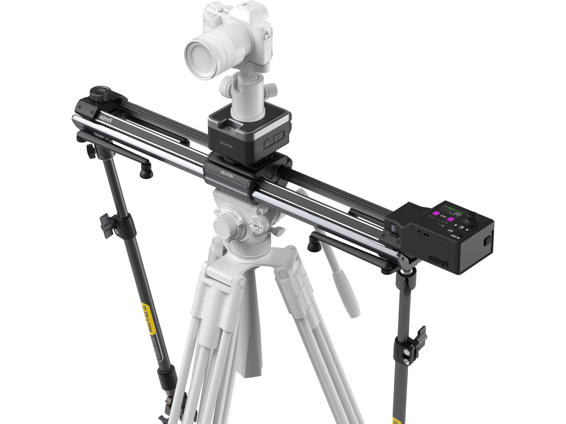 Zeapon Micro4 E1000 Double Distance Slider with Motor and PONS Pan Kit (62 cm)