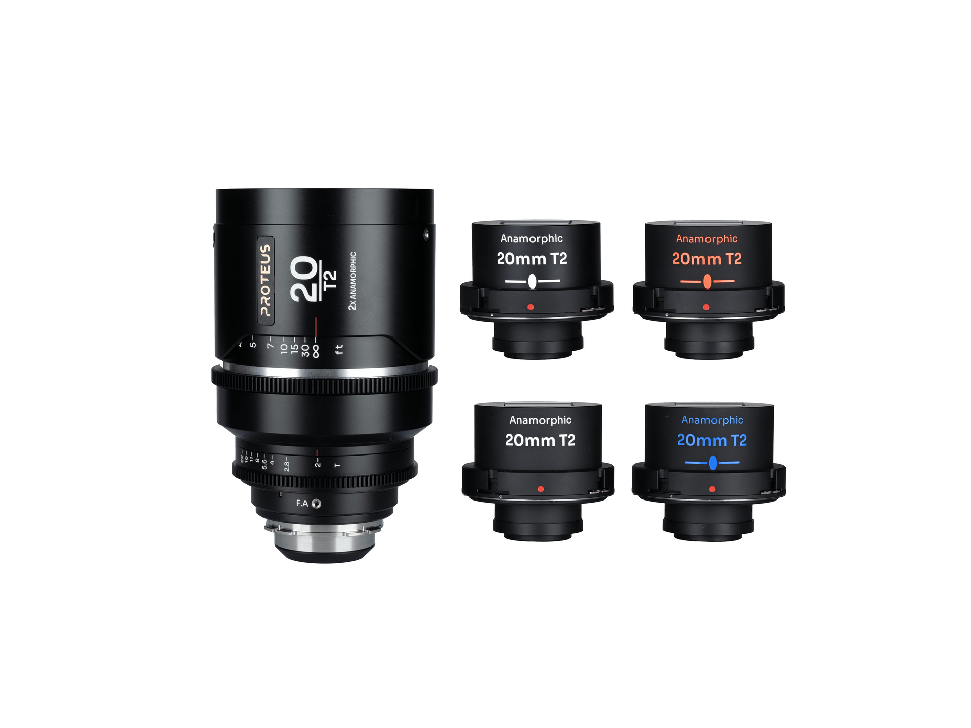 Laowa Proteus Flex 20mm T2 2X Anamorphic Lens (PL/EF Mount, Feet)