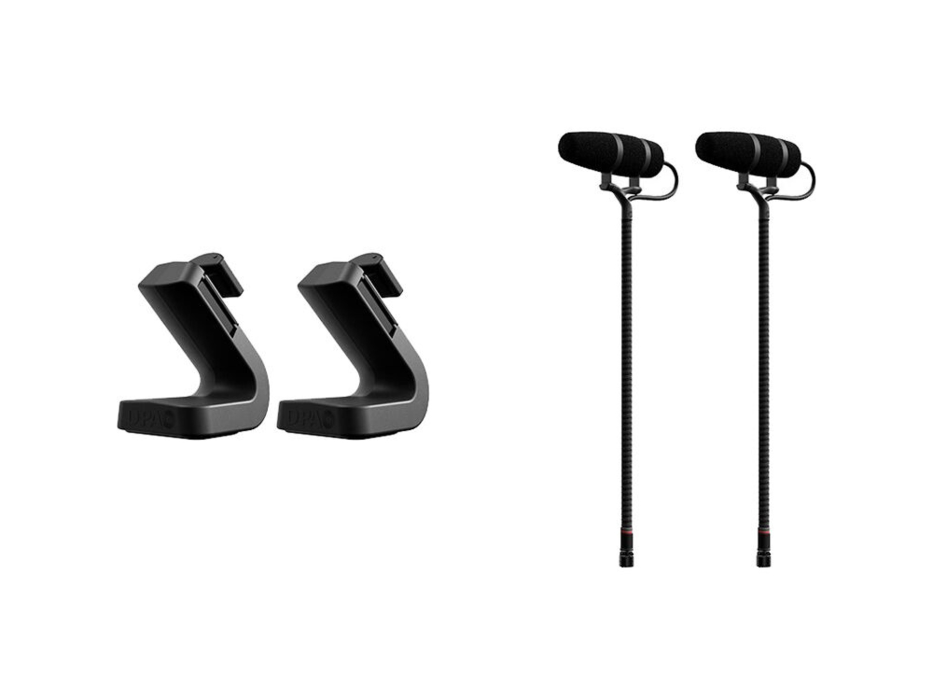 DPA Microphones 4099 CORE+ Supercardioid Instrument Microphone Stereo System Kit for Piano (Loud SPL, Pair)