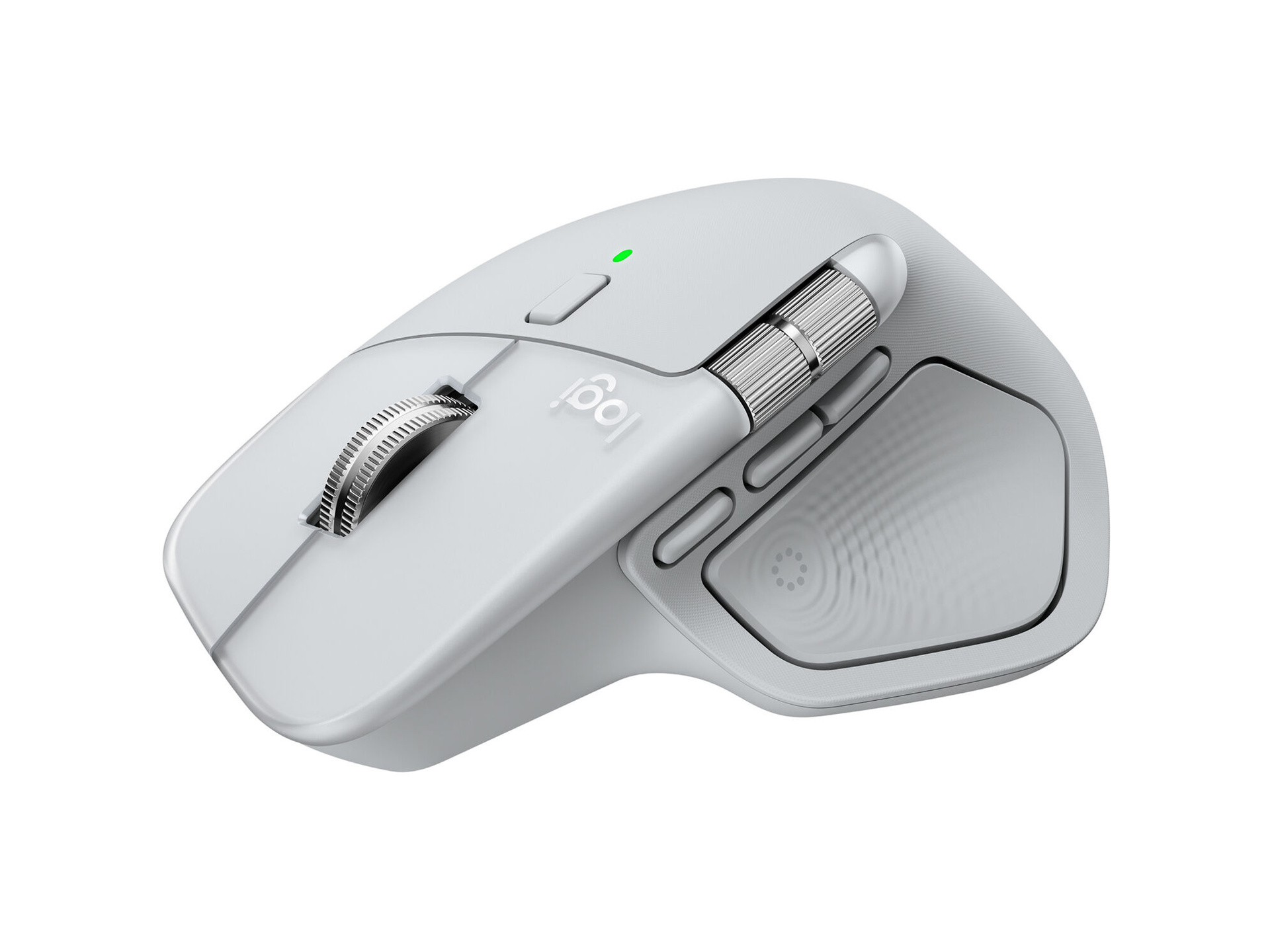 Logitech MX Master 4 Wireless Mouse for Mac (White Silver)