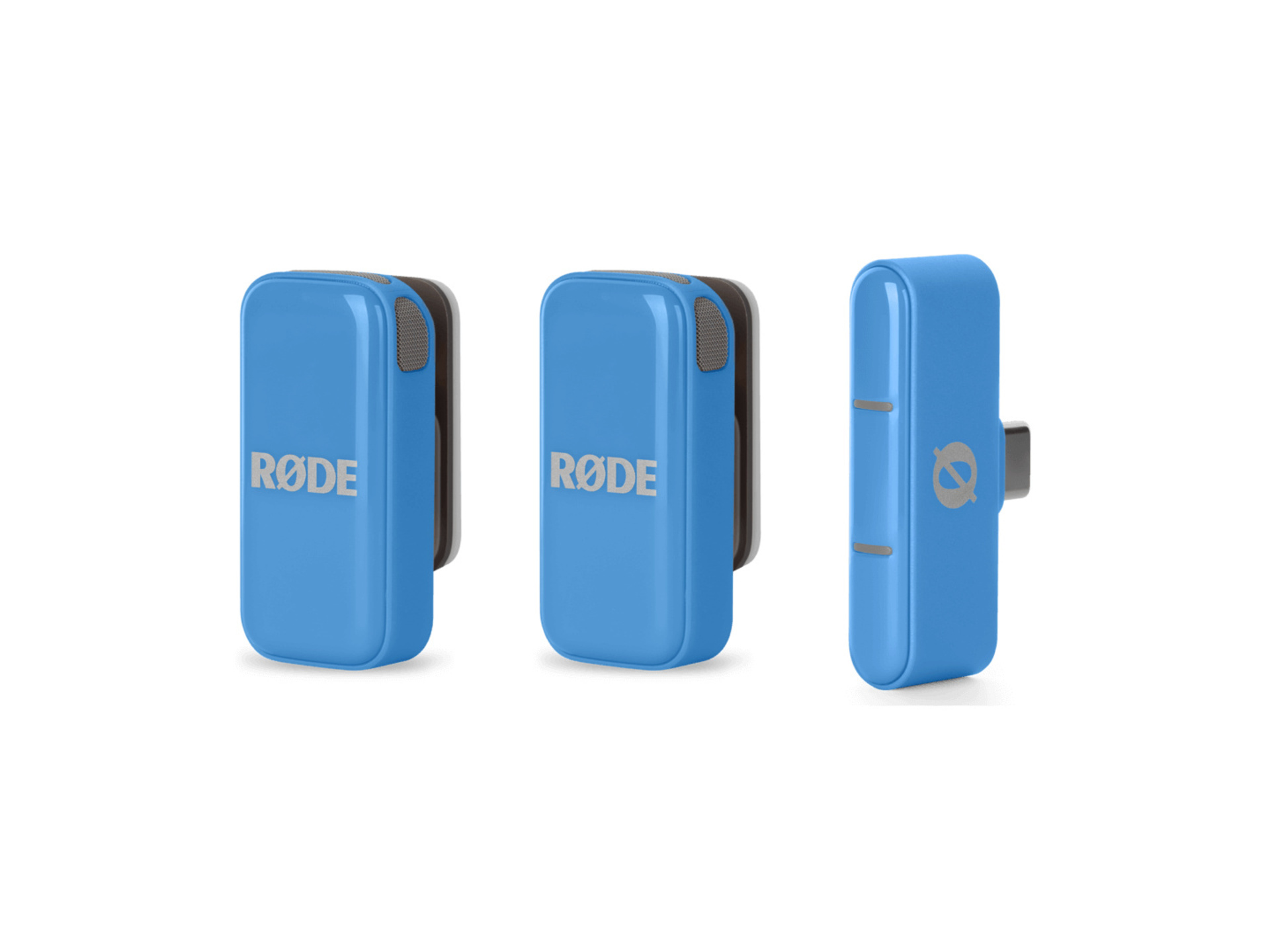 RODE Wireless Micro Ultra-Compact Wireless Microphone (USB-C, Blue)