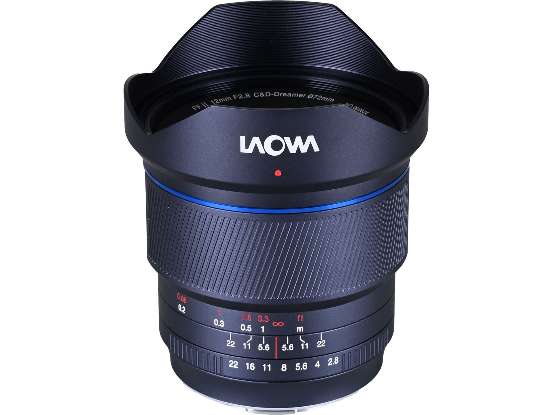 Laowa 12mm f/2.8 Lite Zero-D MF Lens (L-Mount, 14-Blade Aperture)