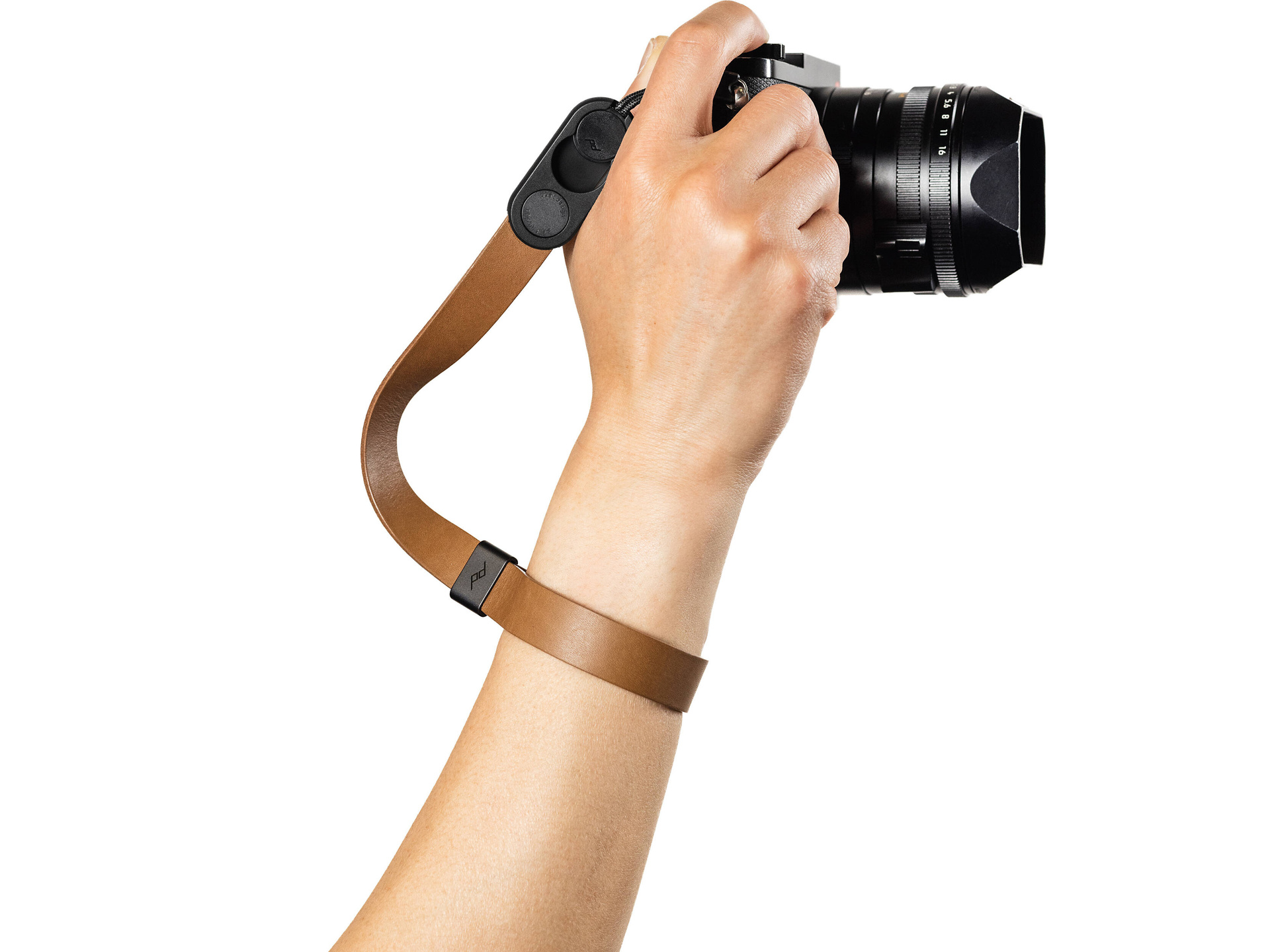 Peak Design Cuff Leather Camera Wrist Strap (Tan)