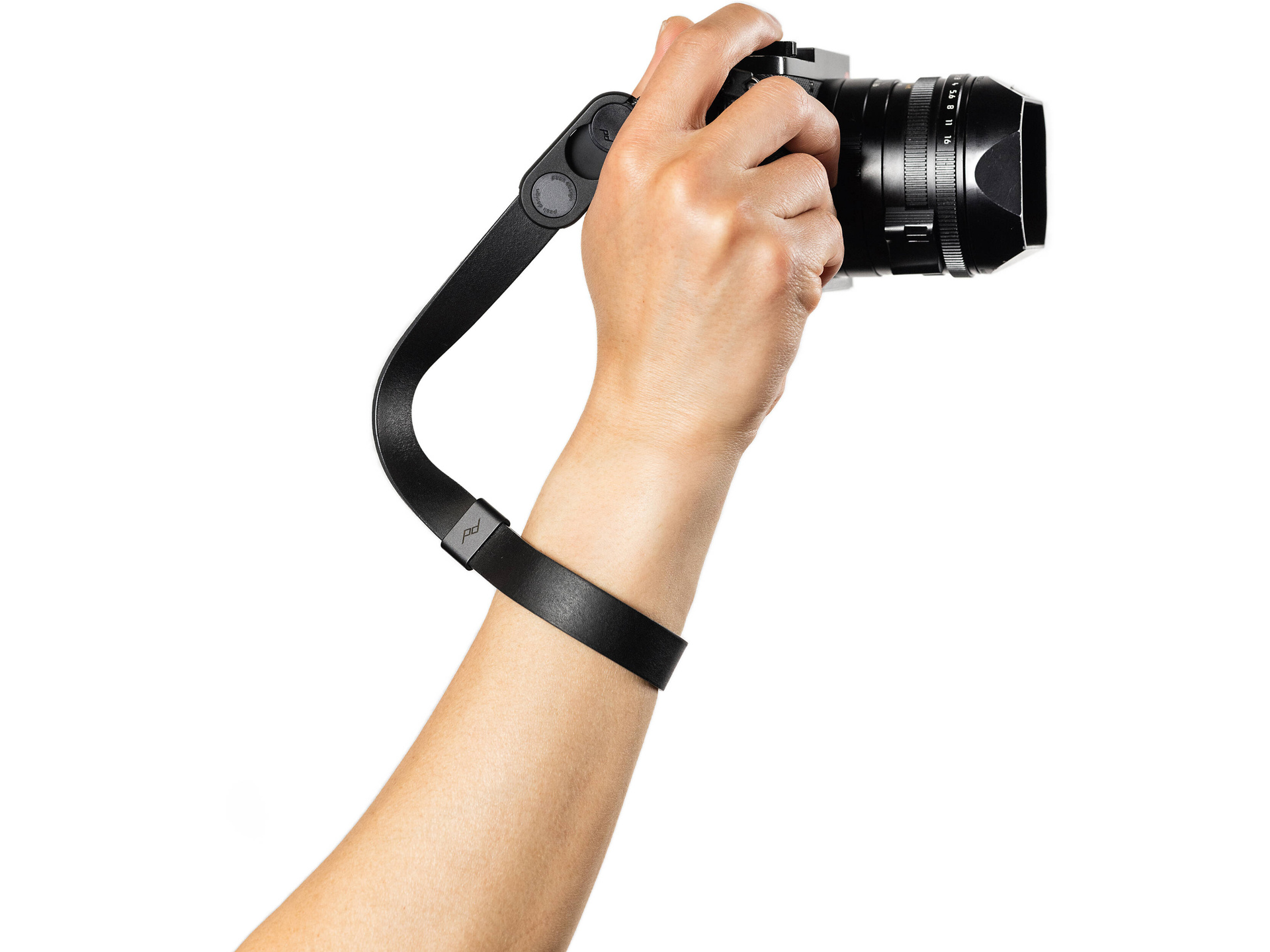 Peak Design Cuff Leather Camera Wrist Strap (Black)