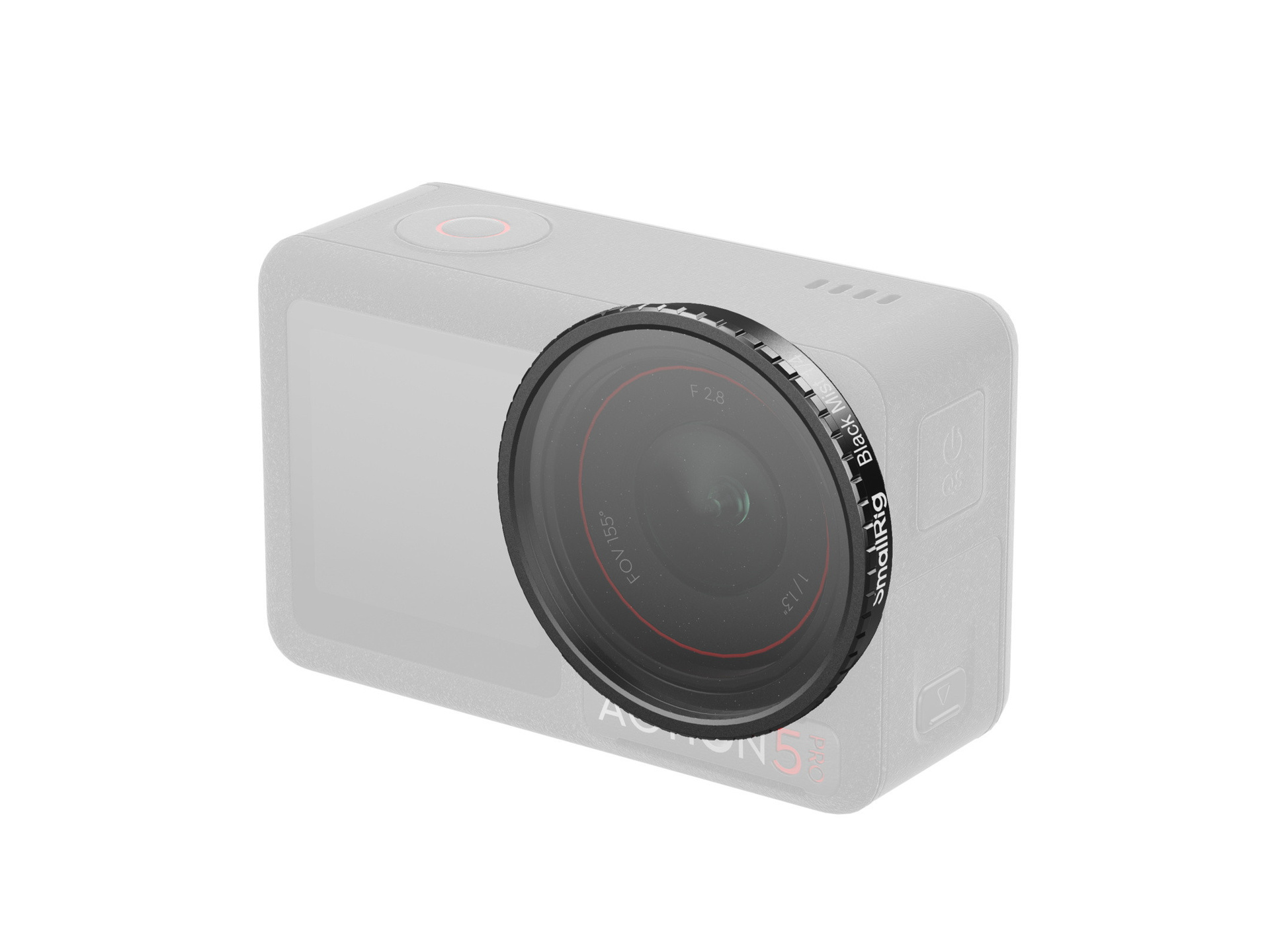 SmallRig 5836 Attachable 1/4 Effect Black Mist Filter for DJI Osmo Action 5 Pro / 4